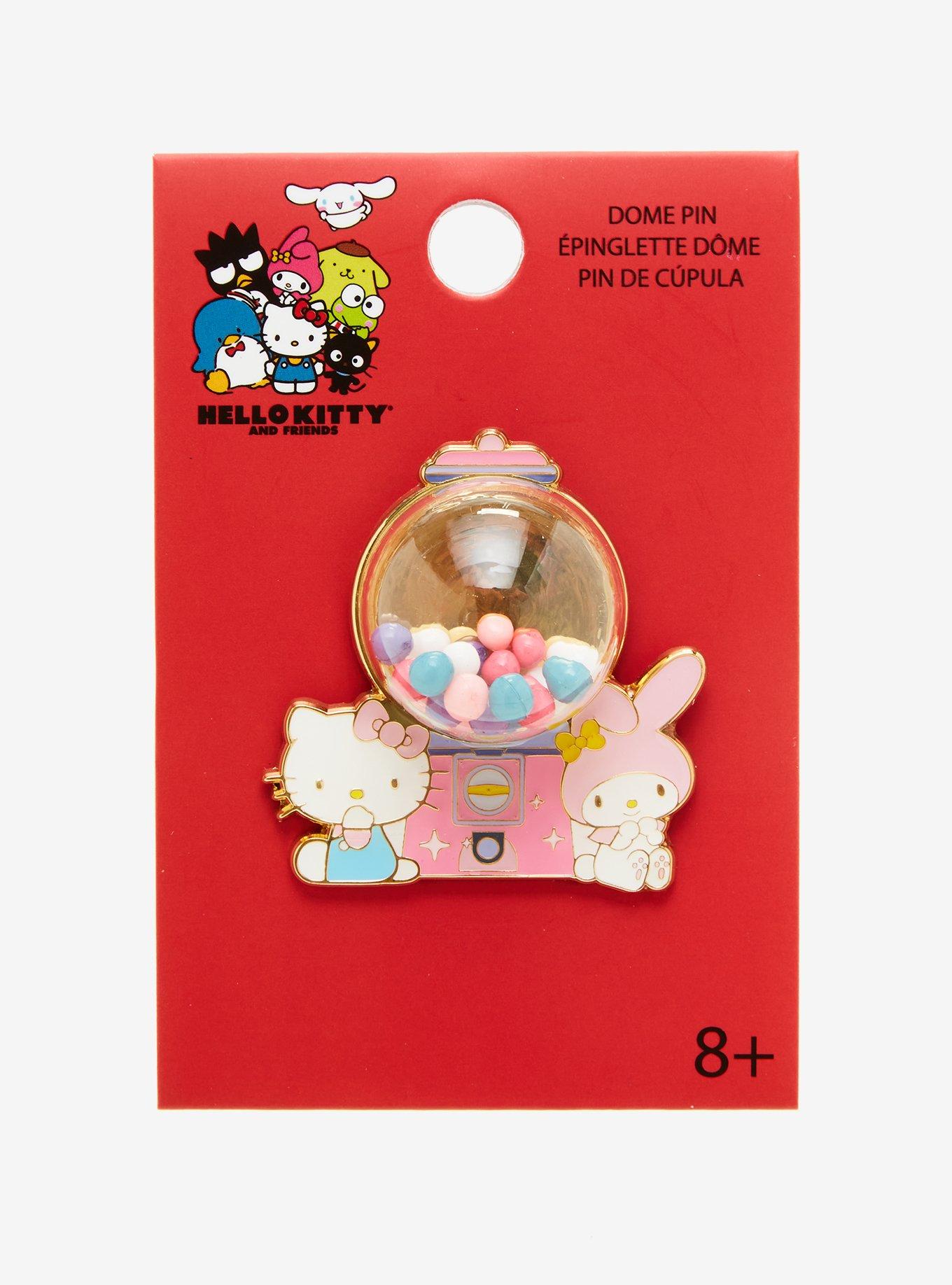 Loungefly Sanrio My Melody & Hello Kitty Bubblegum Machine Enamel Pin - BoxLunch Exclusive, , hi-res
