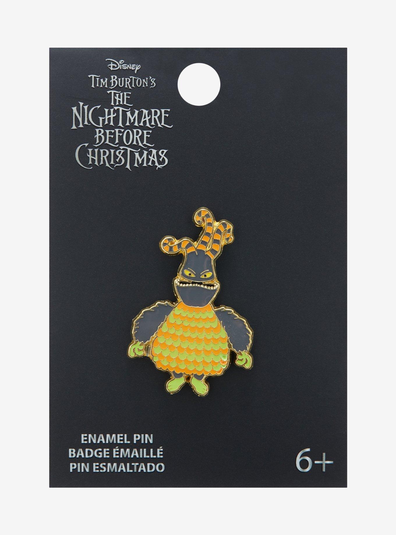 Loungefly Disney The Nightmare Before Christmas Harlequin Demon Enamel Pin - BoxLunch Exclusive, , alternate