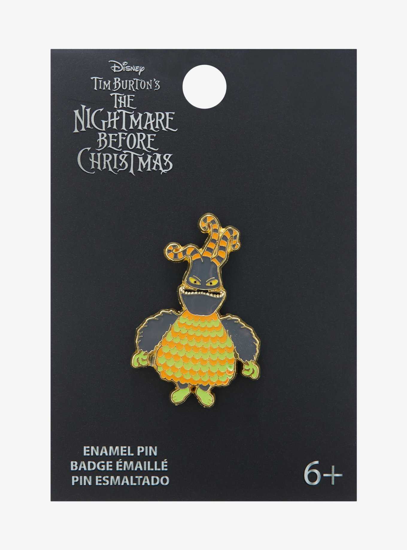 Loungefly Disney The Nightmare Before Christmas Harlequin Demon Enamel Pin - BoxLunch Exclusive, , hi-res
