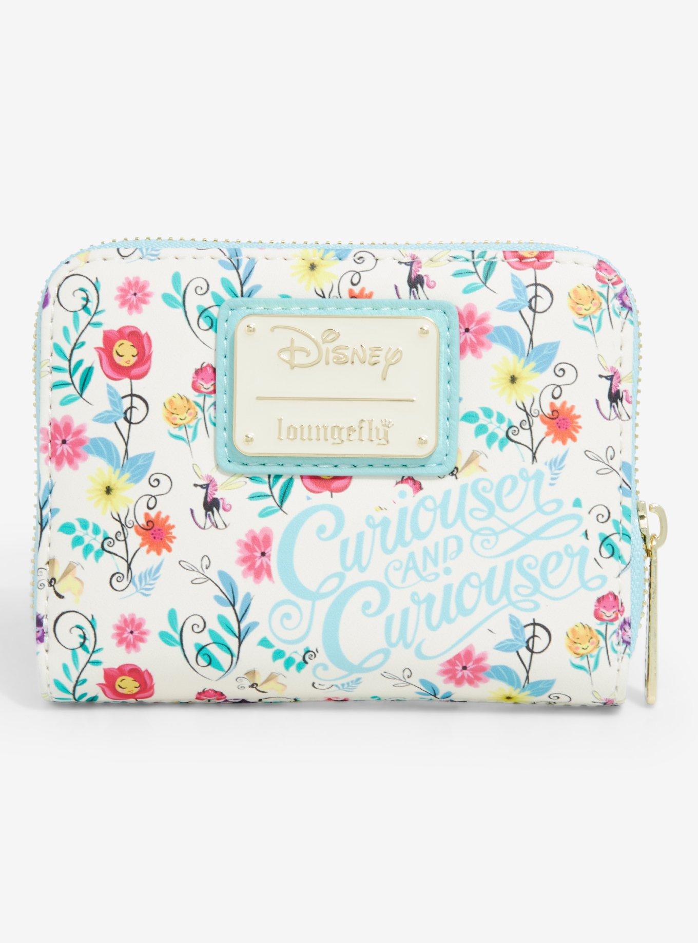 Loungefly Disney Alice in Wonderland Floral Alice Portrait Wallet - BoxLunch Exclusive, , alternate