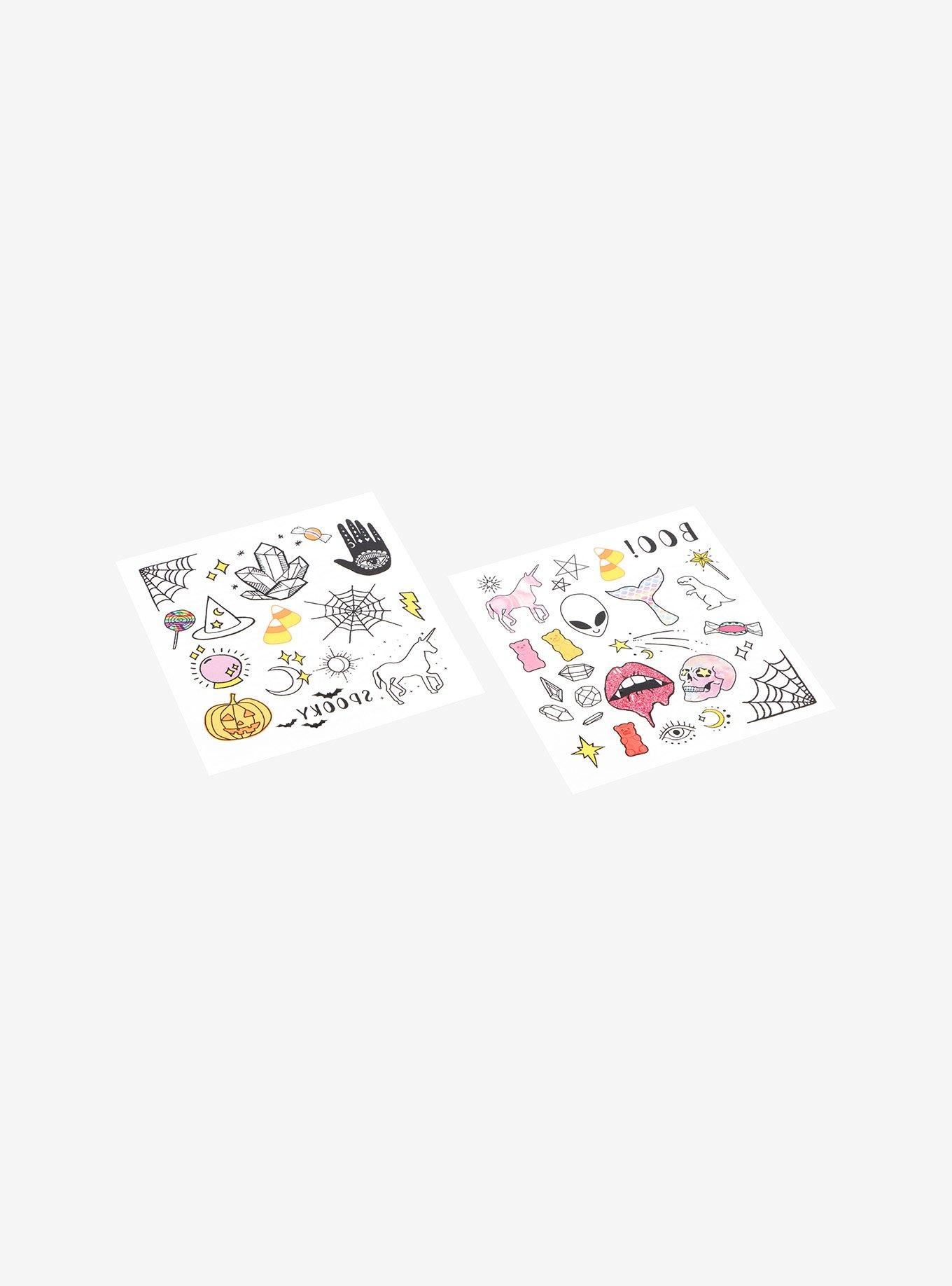 INKED By Dani Witchy Temporary Tattoo Sheet, , alternate