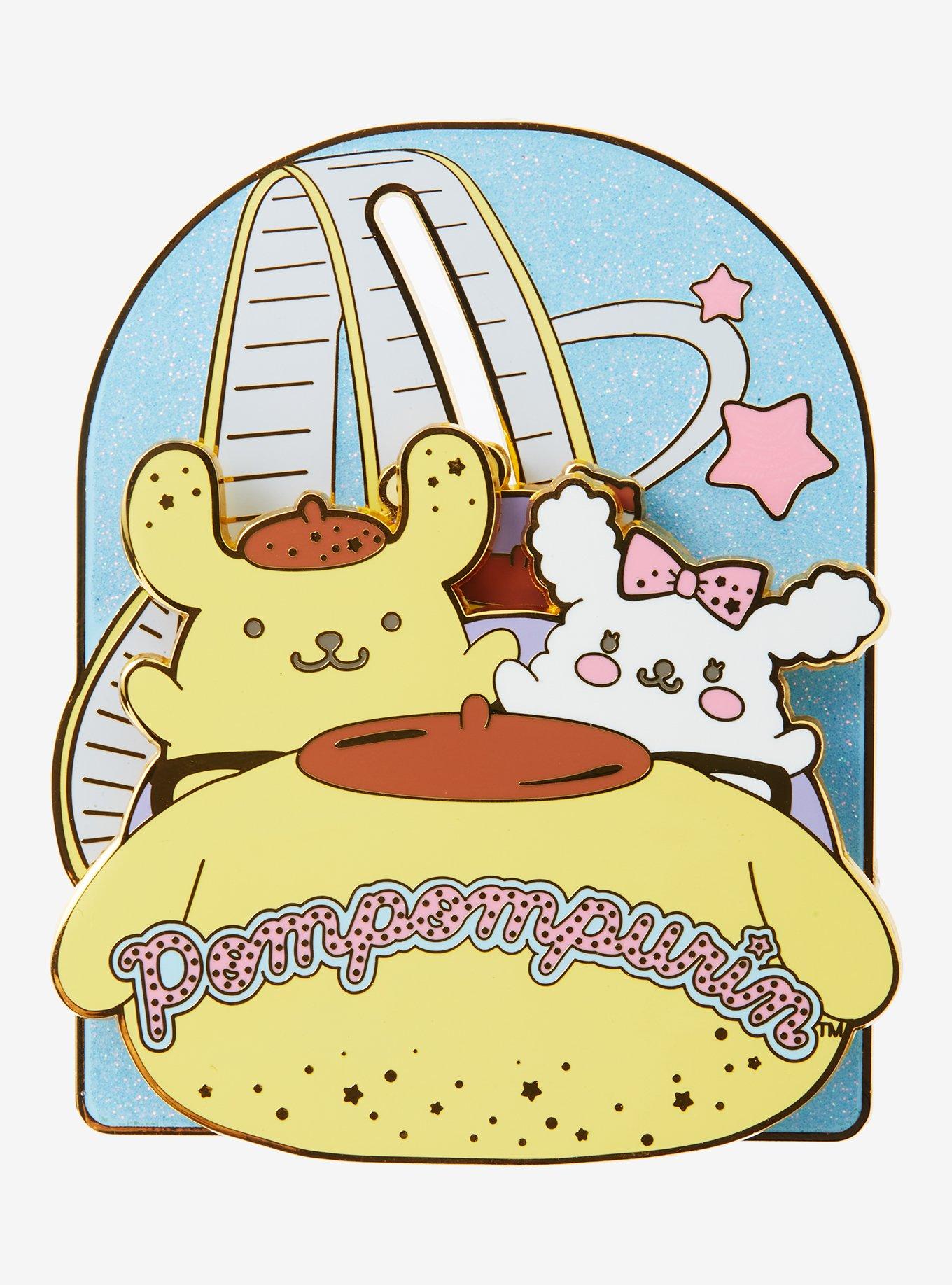 Loungefly Sanrio Pompompurin Roller Coaster Sliding Limited Edition Enamel Pin, , alternate