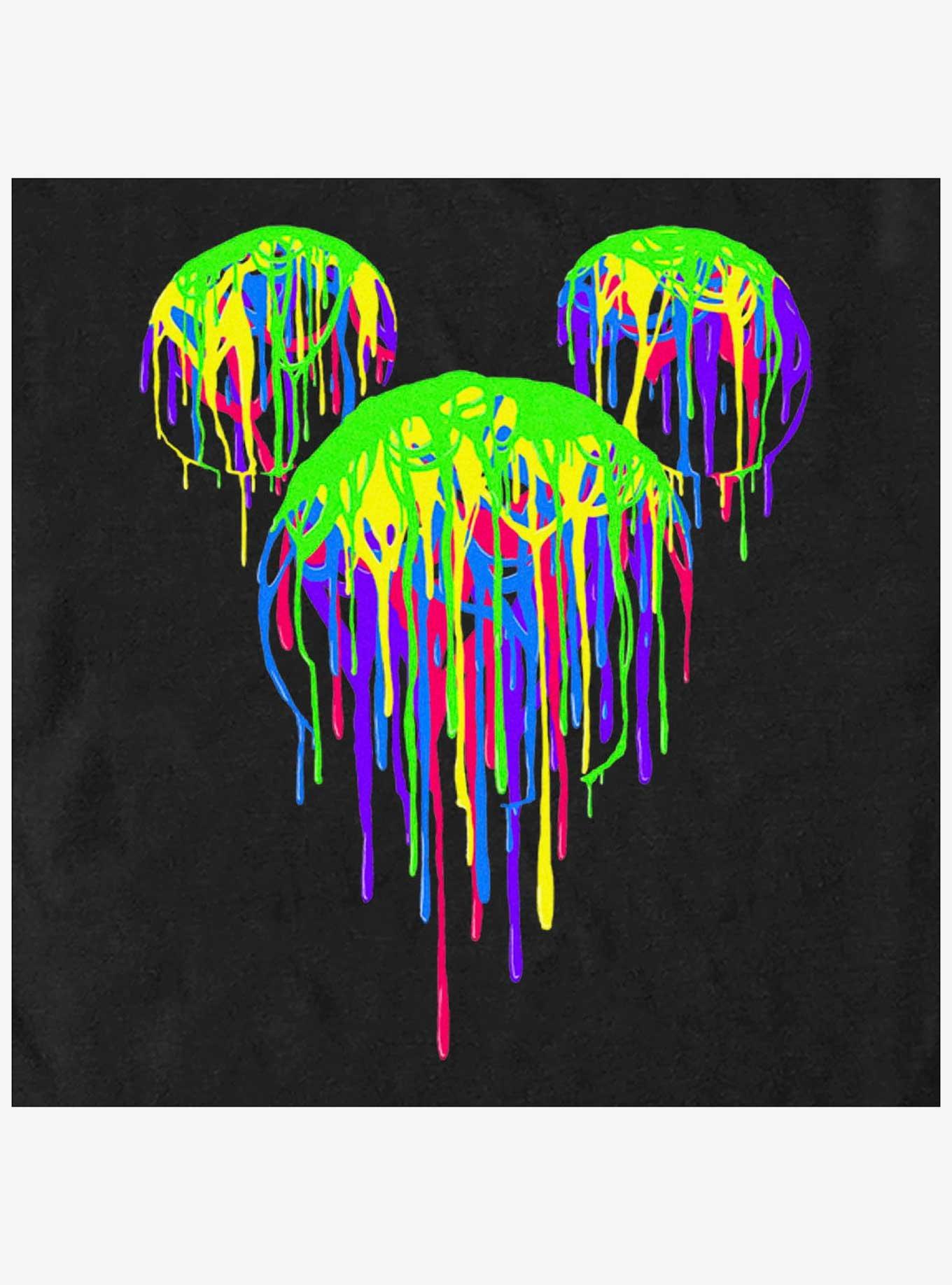 Disney Mickey Mouse Drip Ears T-Shirt, BLACK, alternate