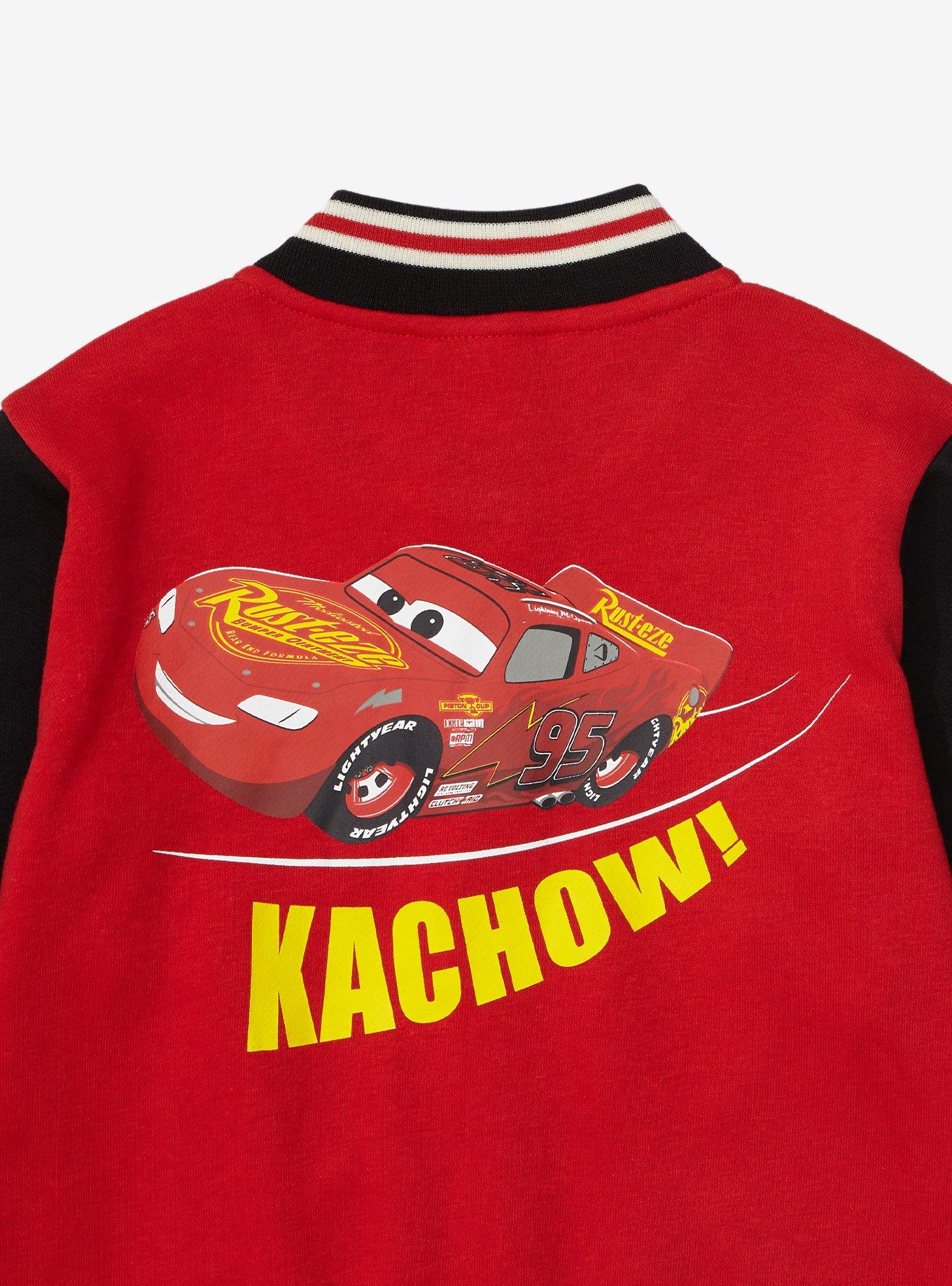 Disney Pixar Cars Lightning McQueen Toddler Varsity Jacket - BoxLunch Exclusive