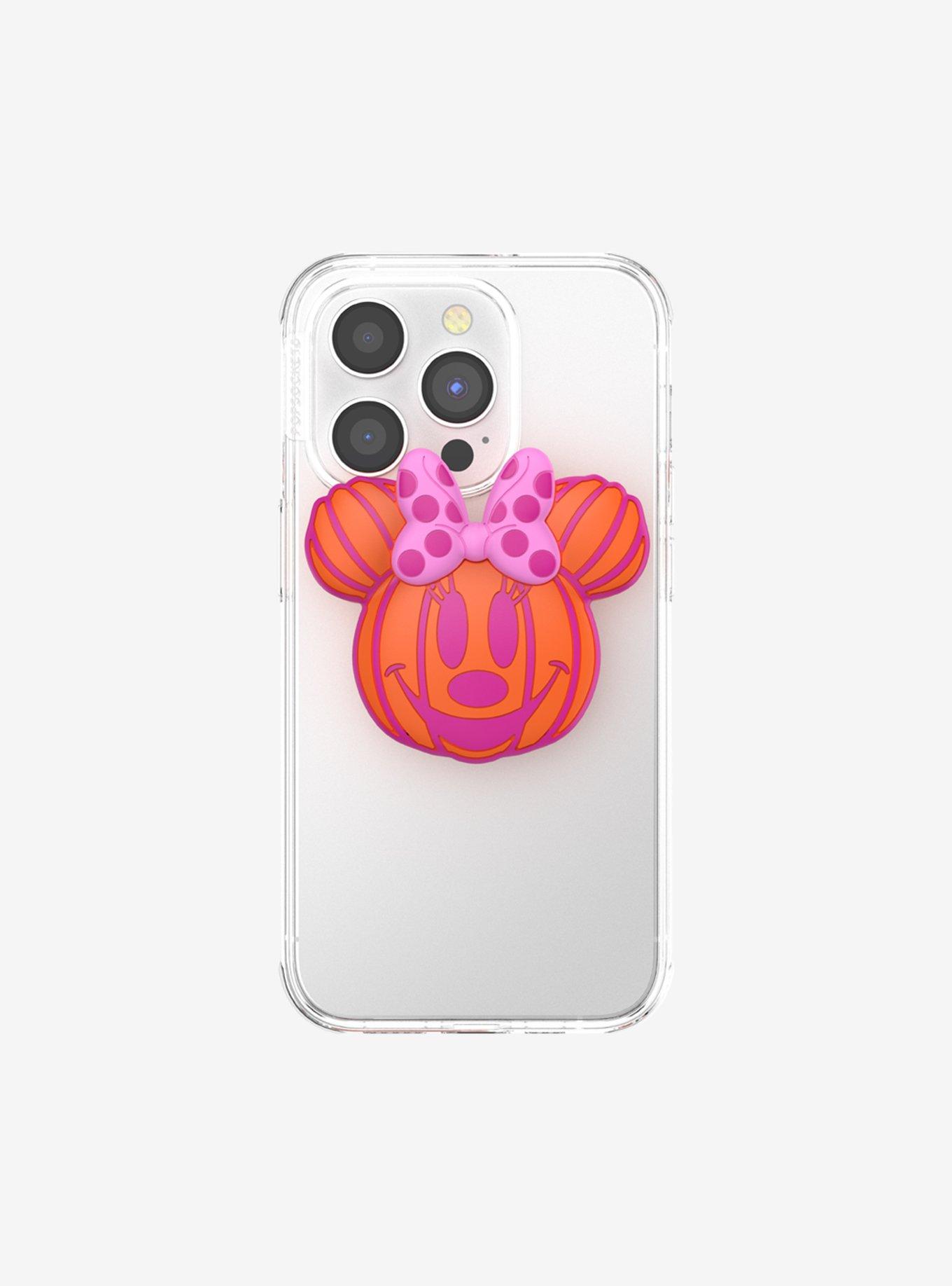 Disney Figural Pumpkin Minnie Mouse Glow-in-the-Dark PopSocket PopGrip, , alternate