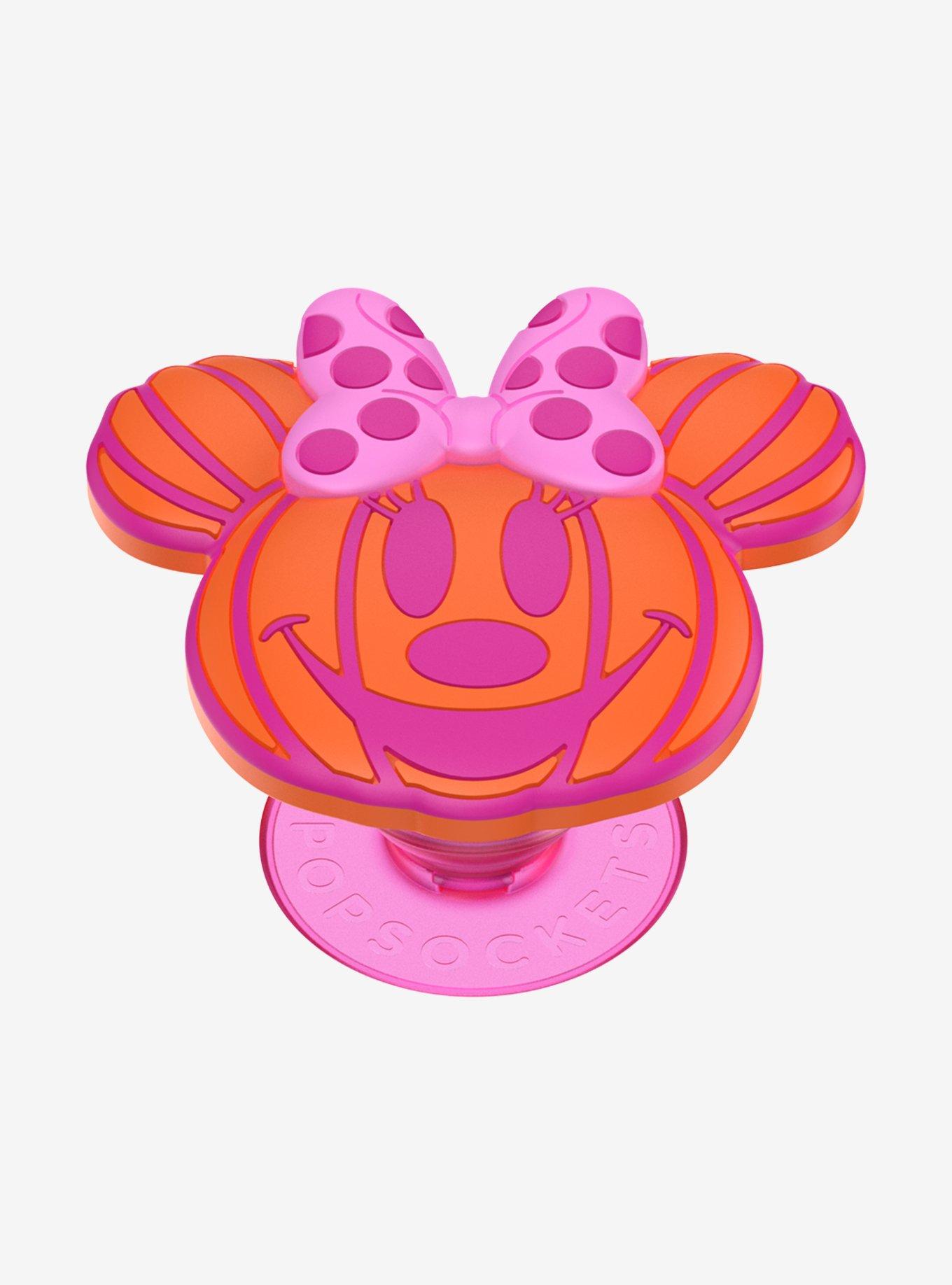 Disney Figural Pumpkin Minnie Mouse Glow-in-the-Dark PopSocket PopGrip, , alternate