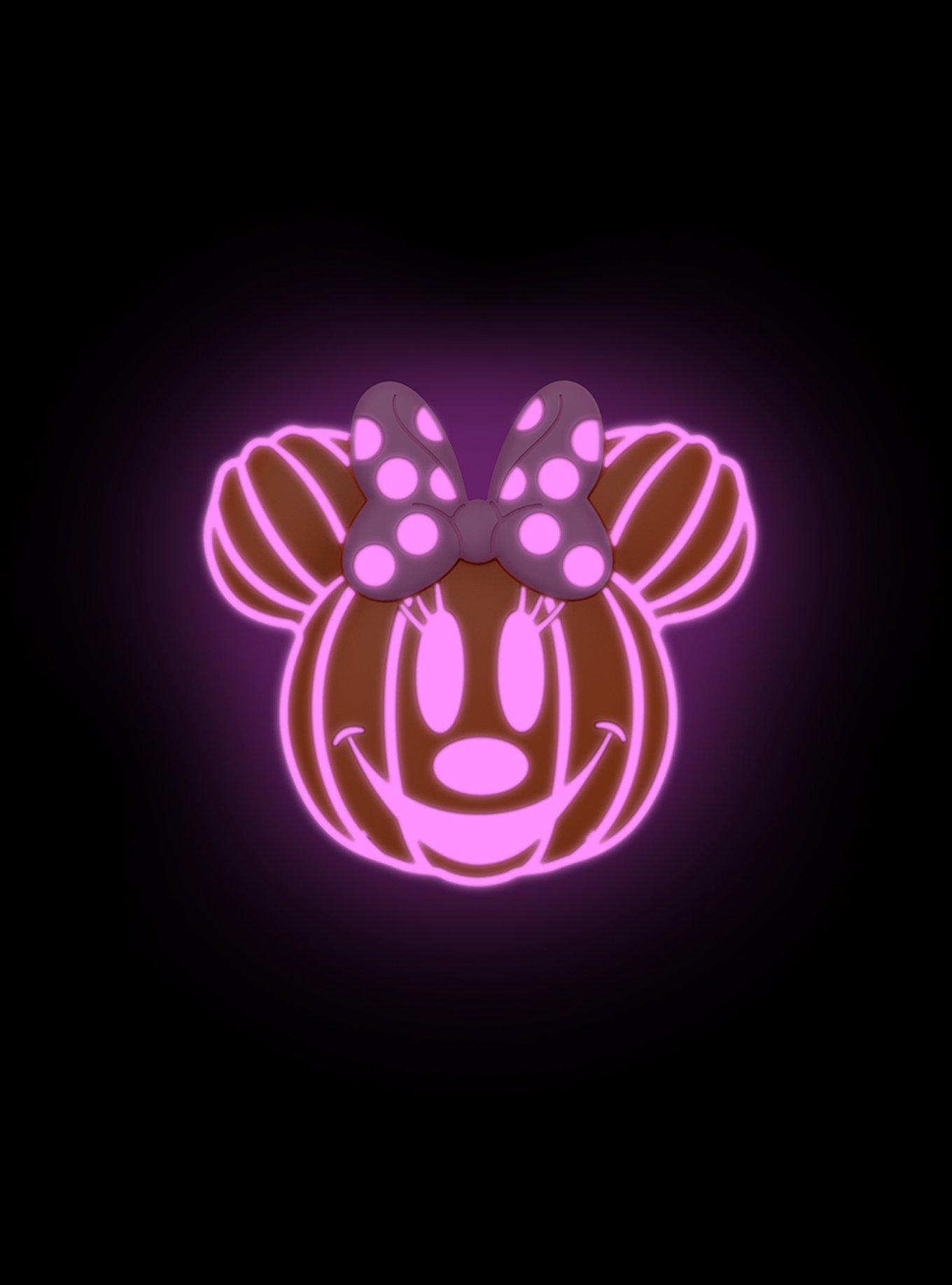 Disney Figural Pumpkin Minnie Mouse Glow-in-the-Dark PopSocket PopGrip, , alternate