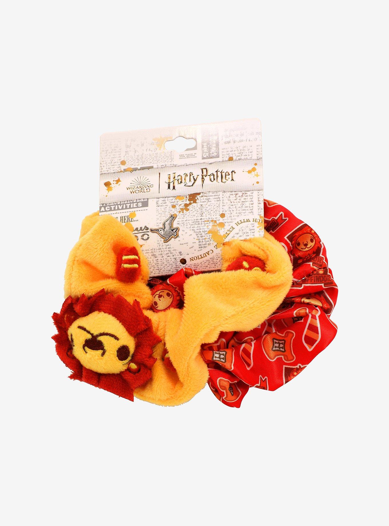 Harry Potter Gryffindor Figural Lion Scrunchy Set - BoxLunch Exclusive, , alternate