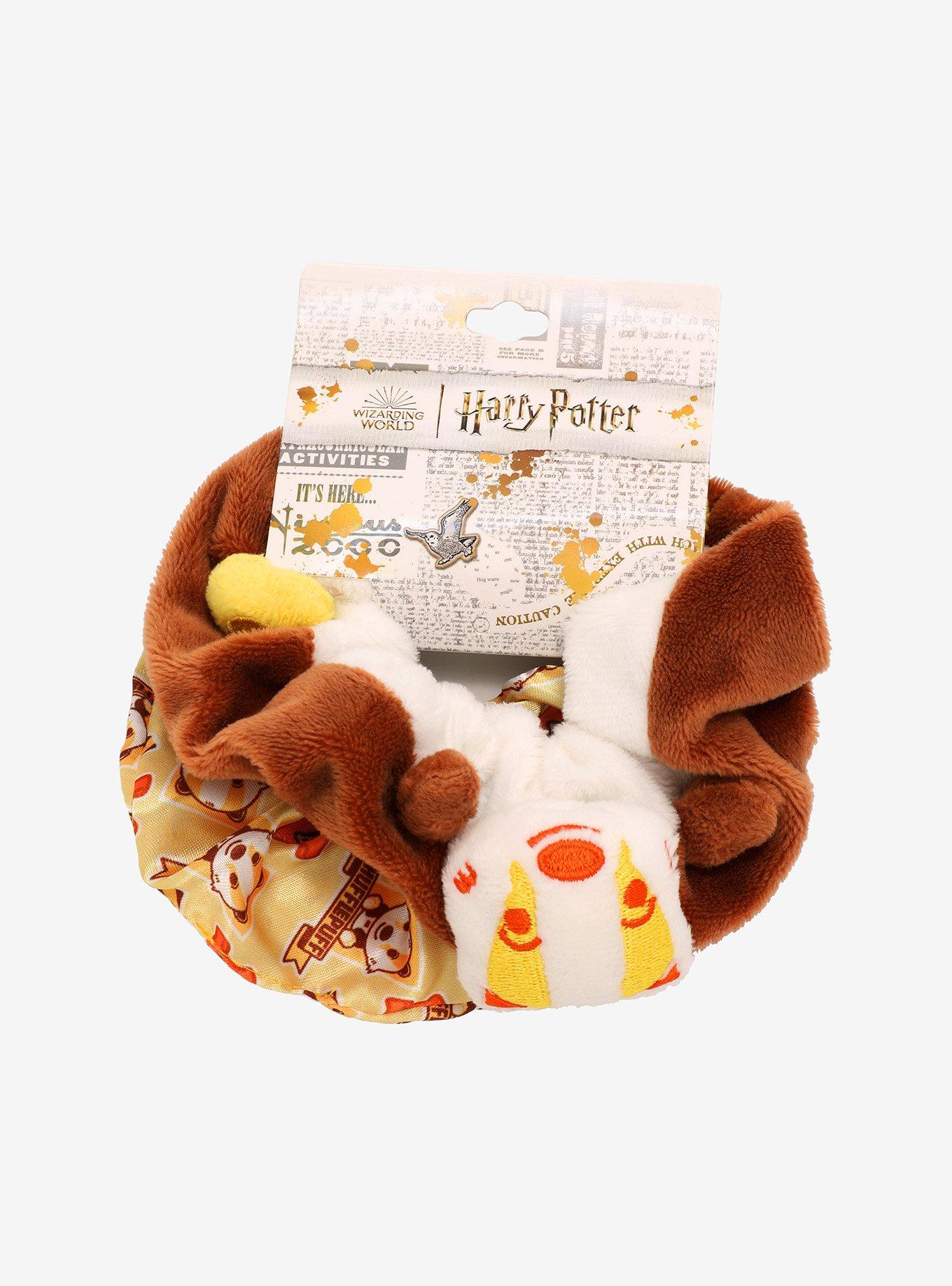 Harry Potter Hufflepuff Figural Badger Scrunchy Set - BoxLunch Exclusive, , hi-res