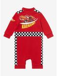 Disney Pixar Cars Racing Suit Infant One-Piece - BoxLunch Exclusive, RED, alternate