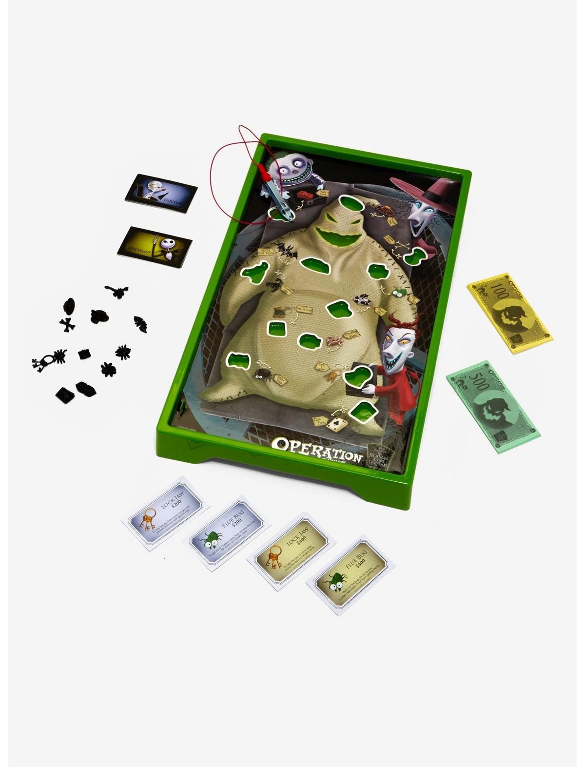 The Nightmare Before Christmas Oogie Boogie Edition Operation Board Game, , alternate - view 2