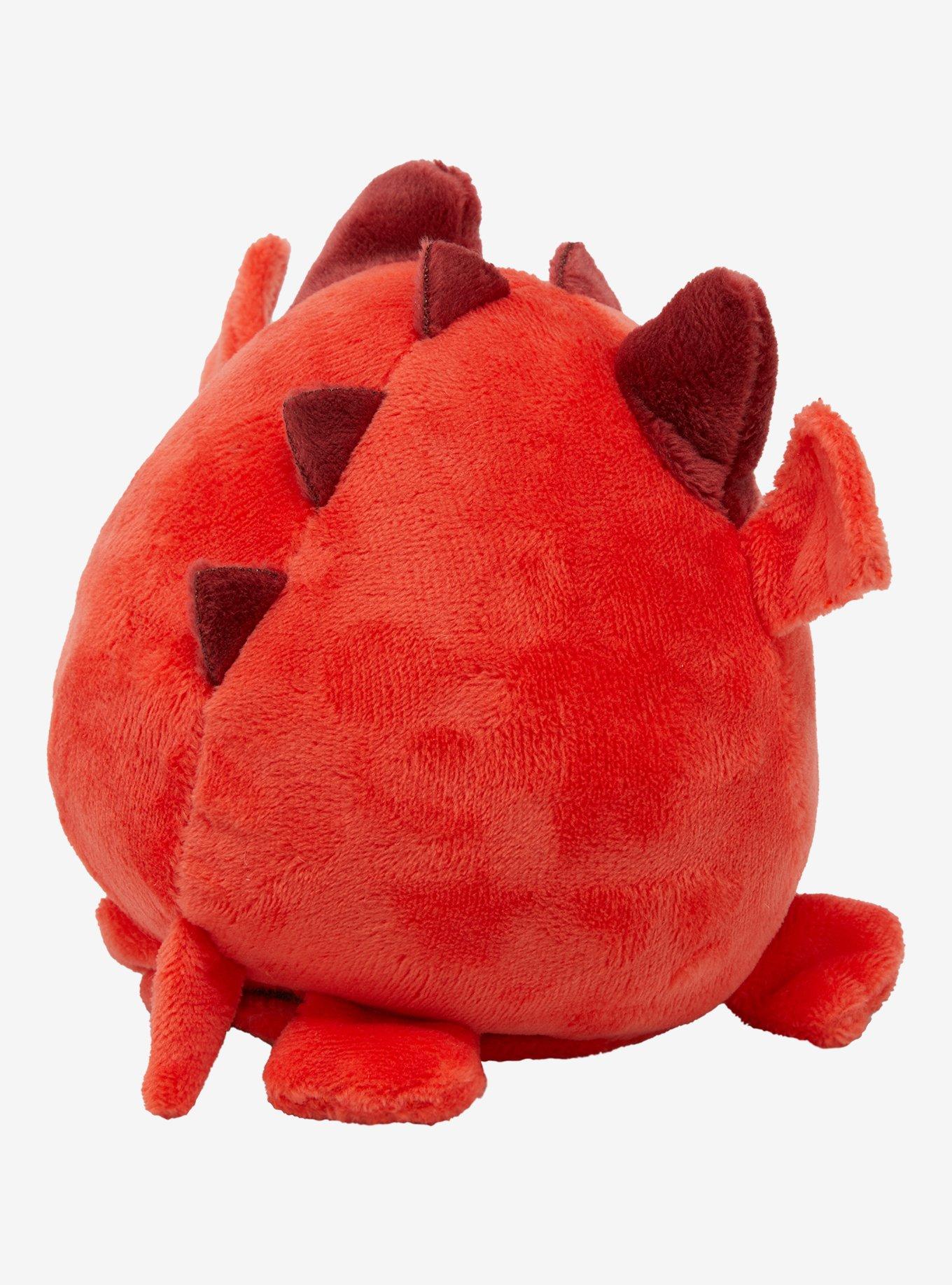 TeeTurtle Angry Dragon Plush Reusable Tote Bag, , alternate