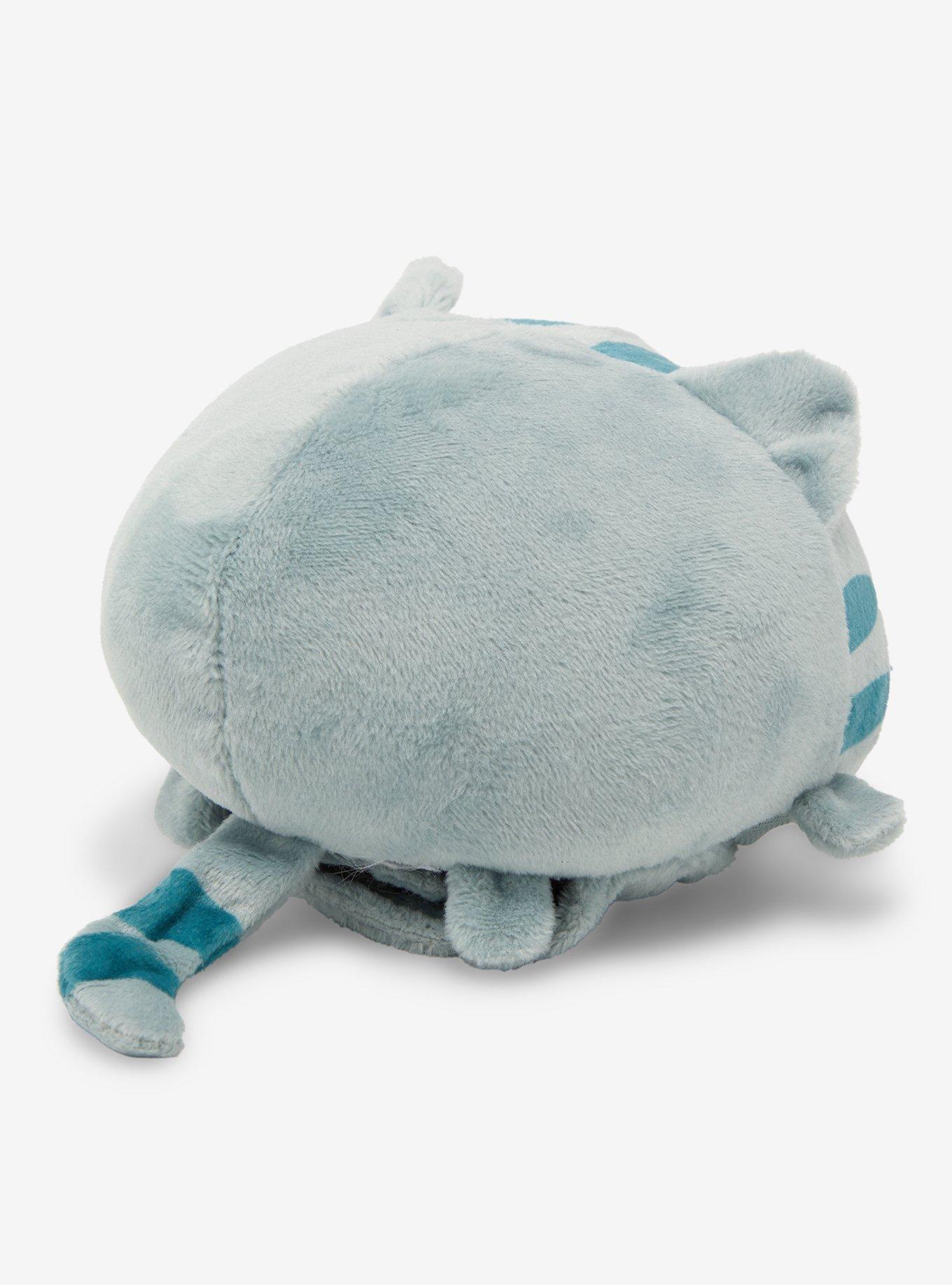 TeeTurtle Gray Cat Plush Reusable Tote Bag, , alternate