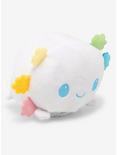 TeeTurtle Rainbow Axolotl Plush Reusable Tote Bag, , alternate