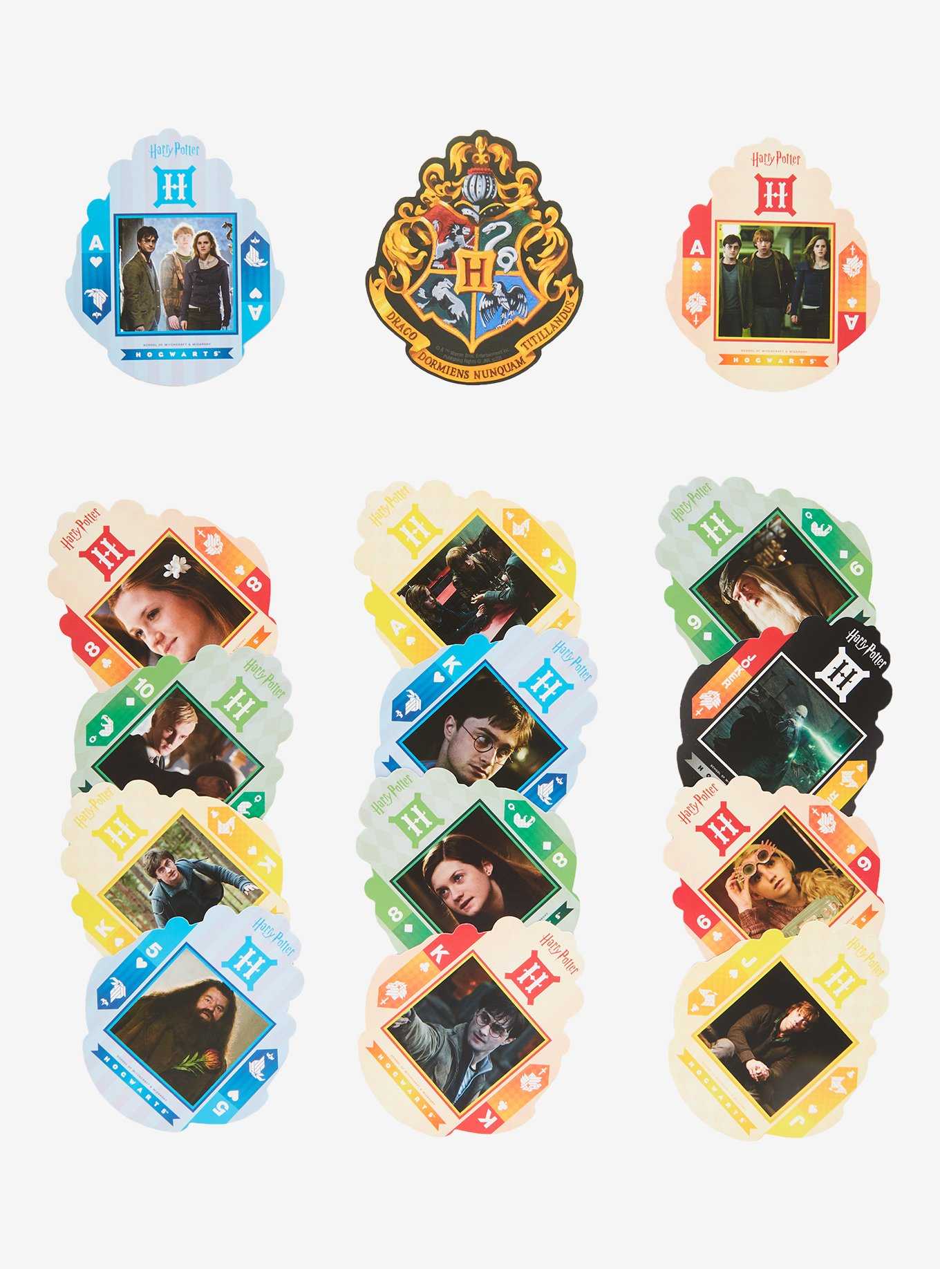 Harry Potter Hogwarts Crest Figural Playing Cards, , hi-res