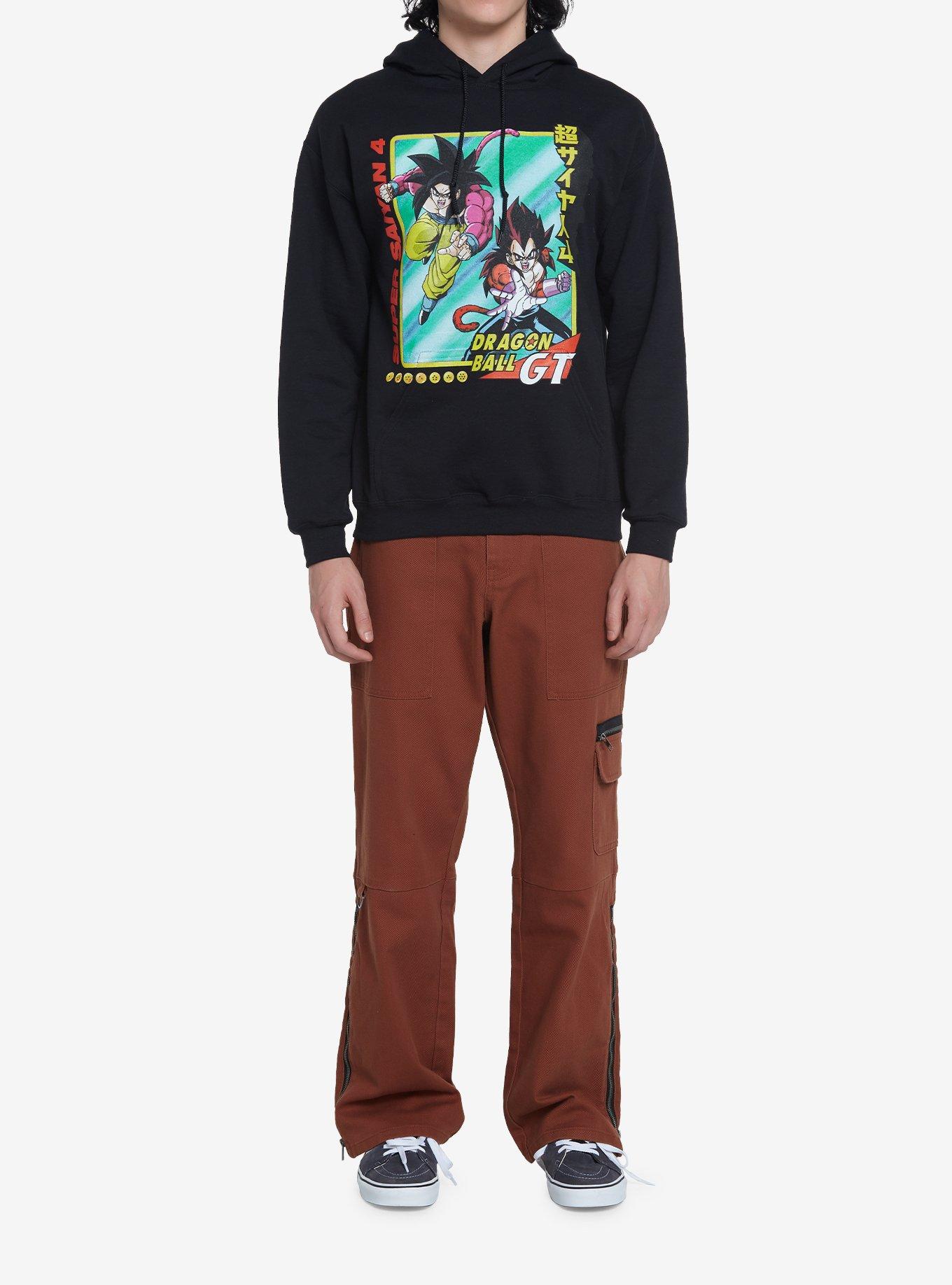 Dragon Ball GT Goku & Vegeta Super Saiyan 4 Hoodie, BLACK, alternate