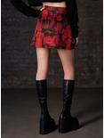 Social Collision Red X-Ray Buckle Skirt, MULTI, alternate