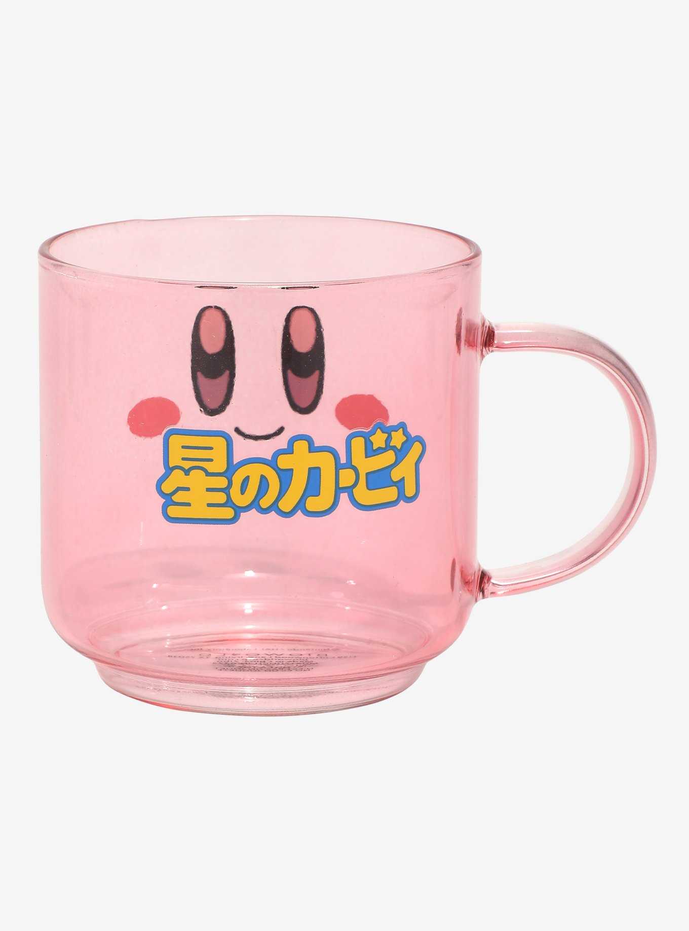 Kirby Face Glass Mug, , hi-res
