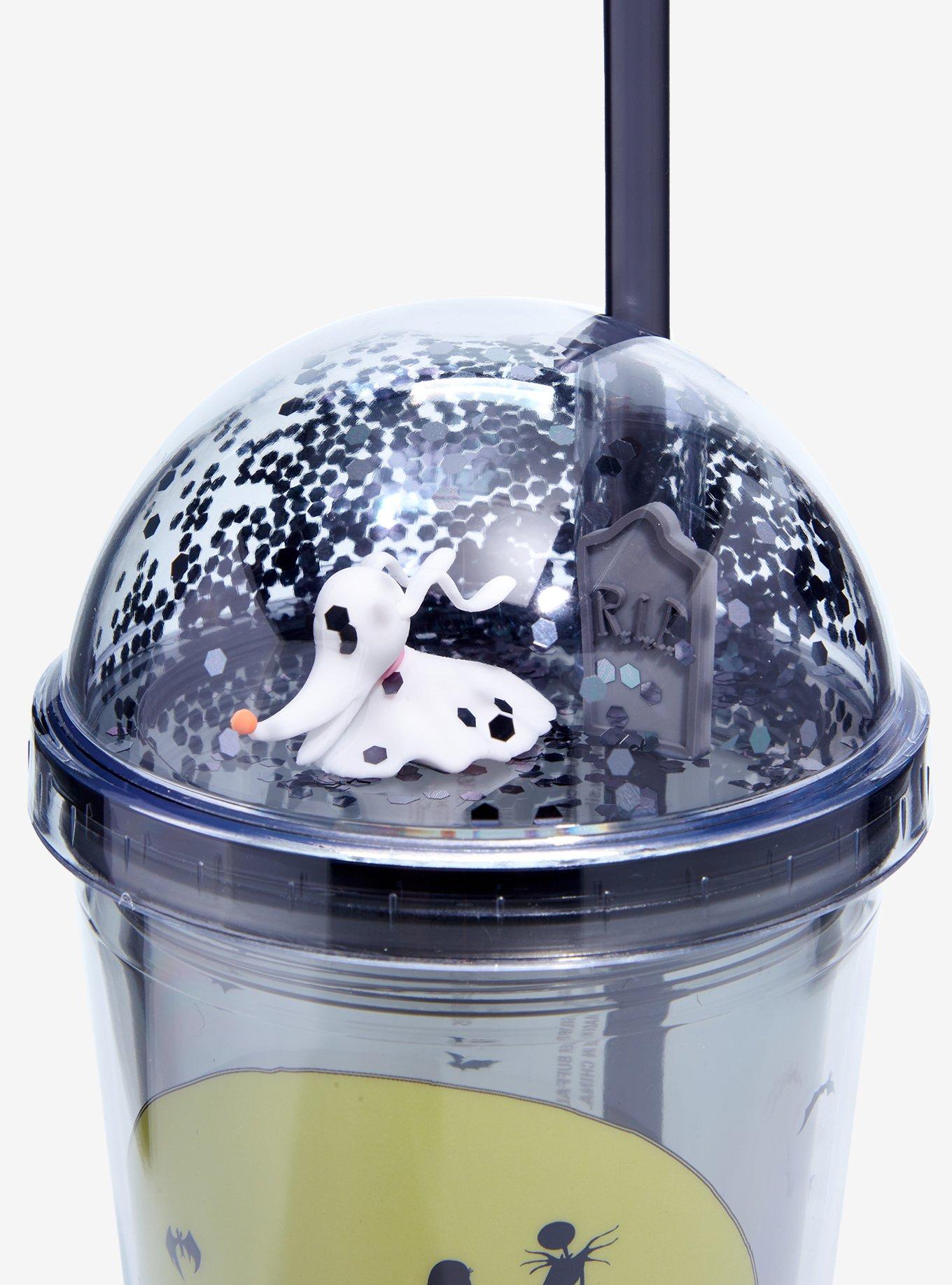 The Nightmare Before Christmas Glitter Dome Acrylic Travel Cup, , hi-res