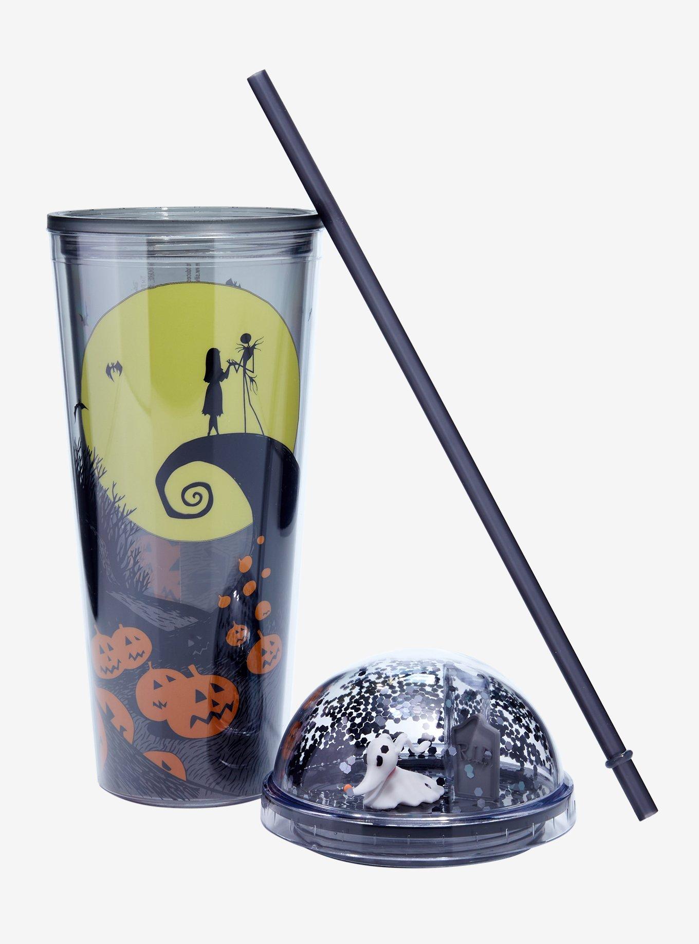 The Nightmare Before Christmas Glitter Dome Acrylic Travel Cup, , alternate