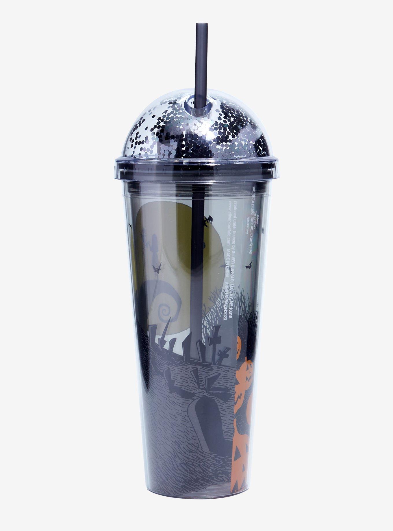 The Nightmare Before Christmas Glitter Dome Acrylic Travel Cup, , alternate