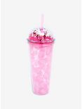 Hello Kitty Glitter Dome Acrylic Travel Cup Hot Topic Exclusive, , alternate