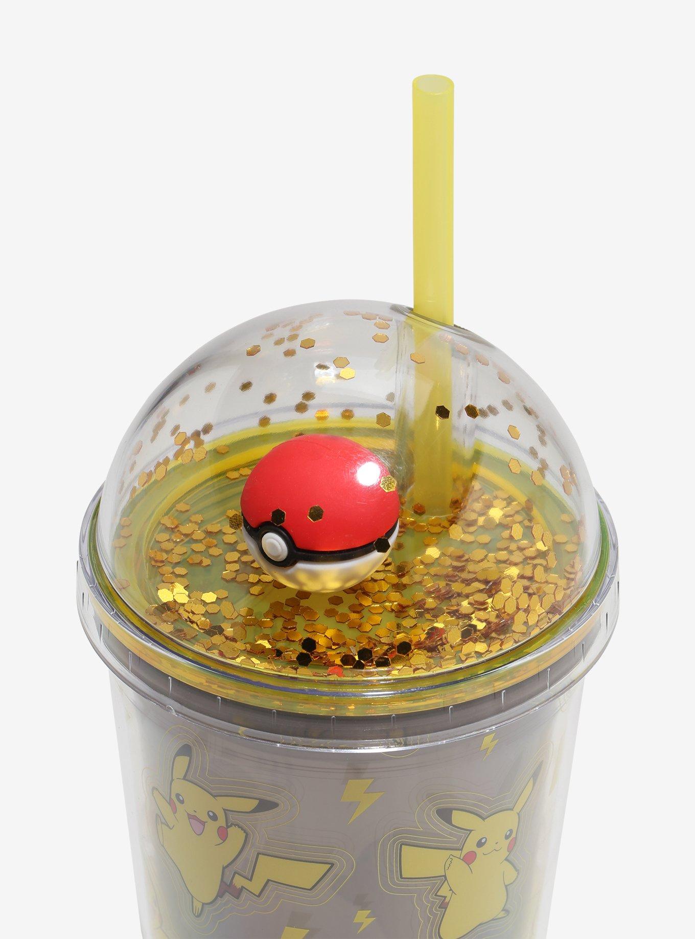 Pokemon Pikachu Glitter Dome Acrylic Travel Cup, , alternate