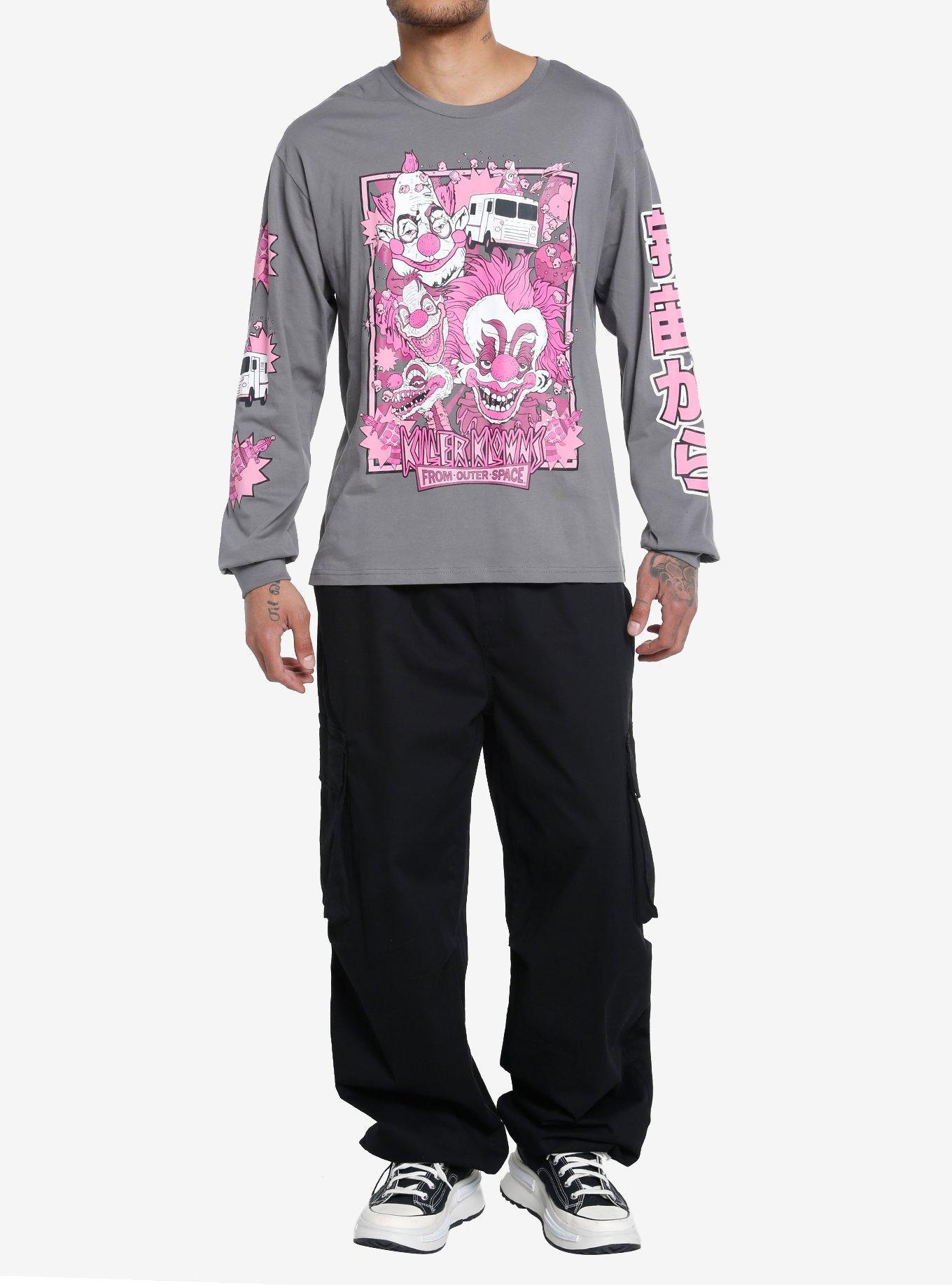 Killer Klowns From Outer Space Pink Tonal Long-Sleeve T-Shirt, , hi-res