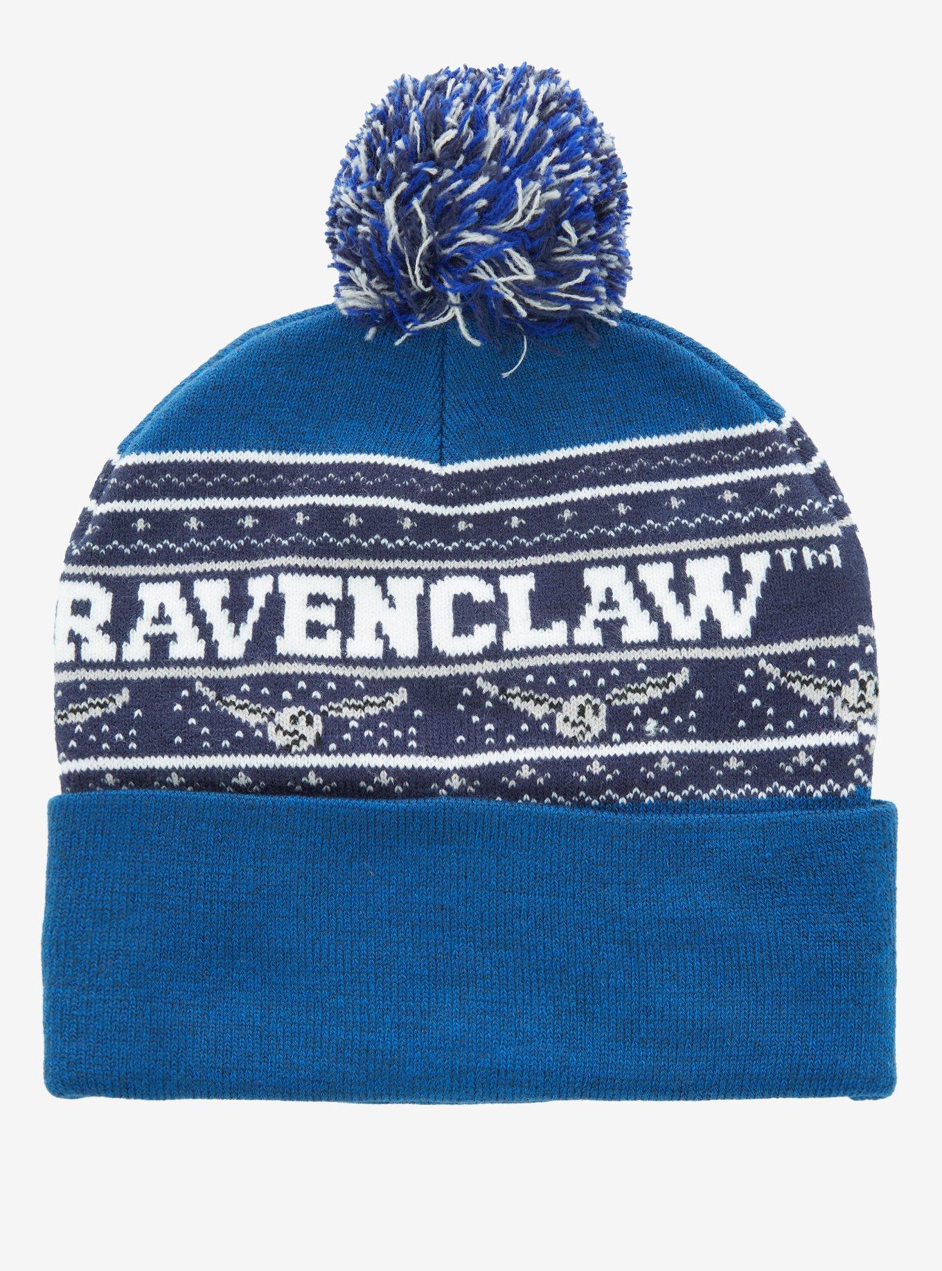 Harry Potter Ravenclaw Golden Snitch Pom Beanie, , alternate