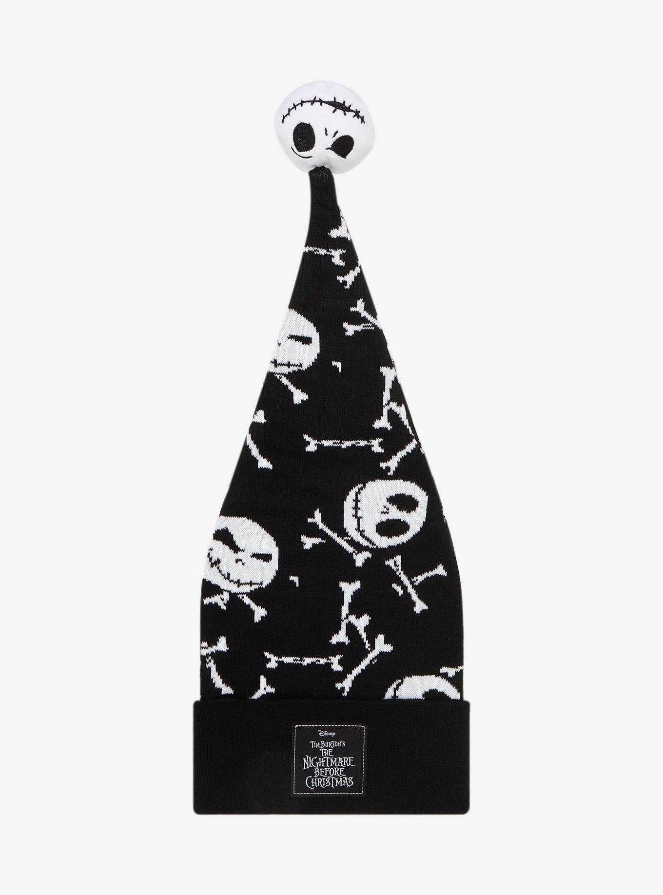 The Nightmare Before Christmas Jack Santa Knit Hat, , alternate