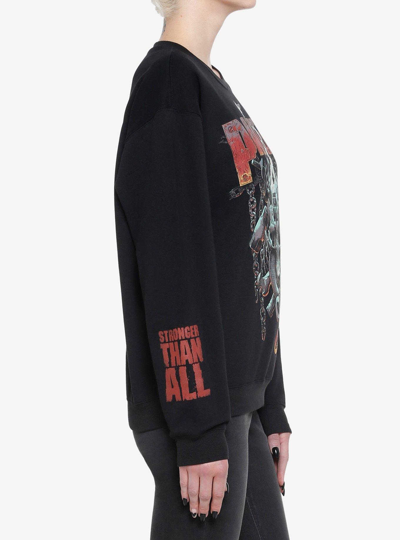 Pantera Stronger Than All Girls Sweatshirt, BLACK, alternate