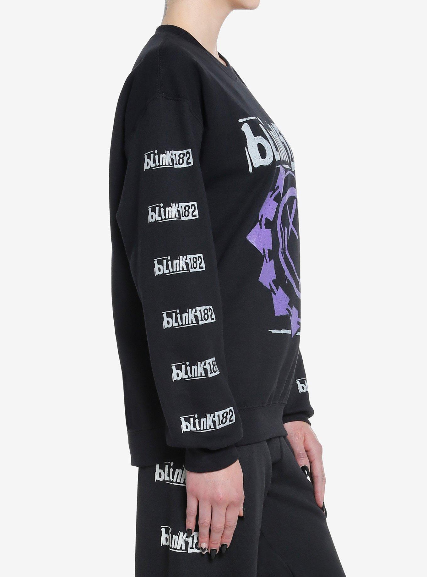Blink-182 Smile Girls Sweatshirt, BLACK, alternate