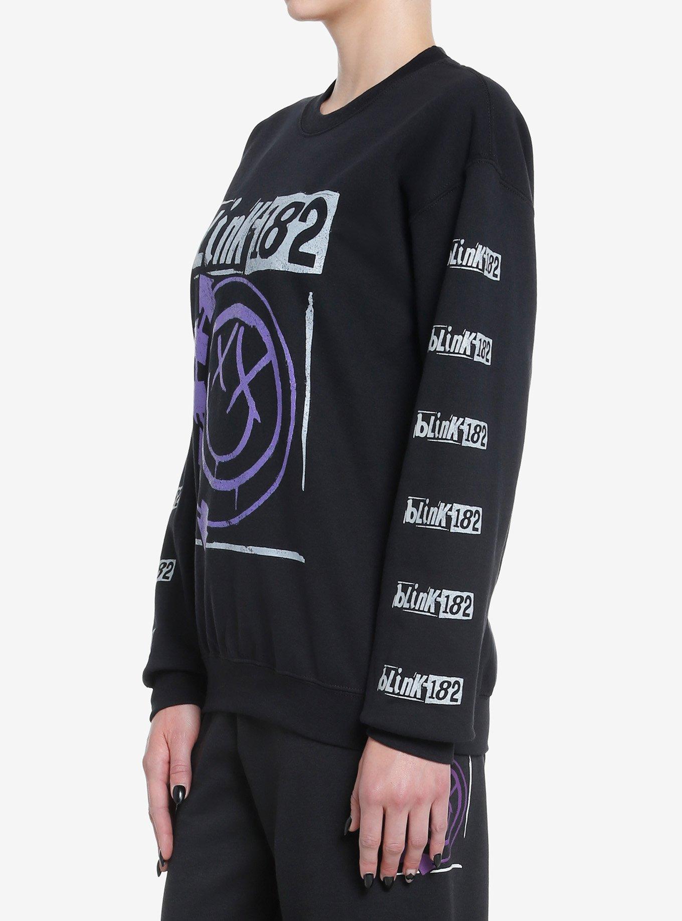 Blink-182 Smile Girls Sweatshirt, BLACK, alternate