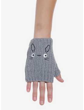 Studio Ghibli My Neighbor Totoro Face Knit Fingerless Gloves, , hi-res