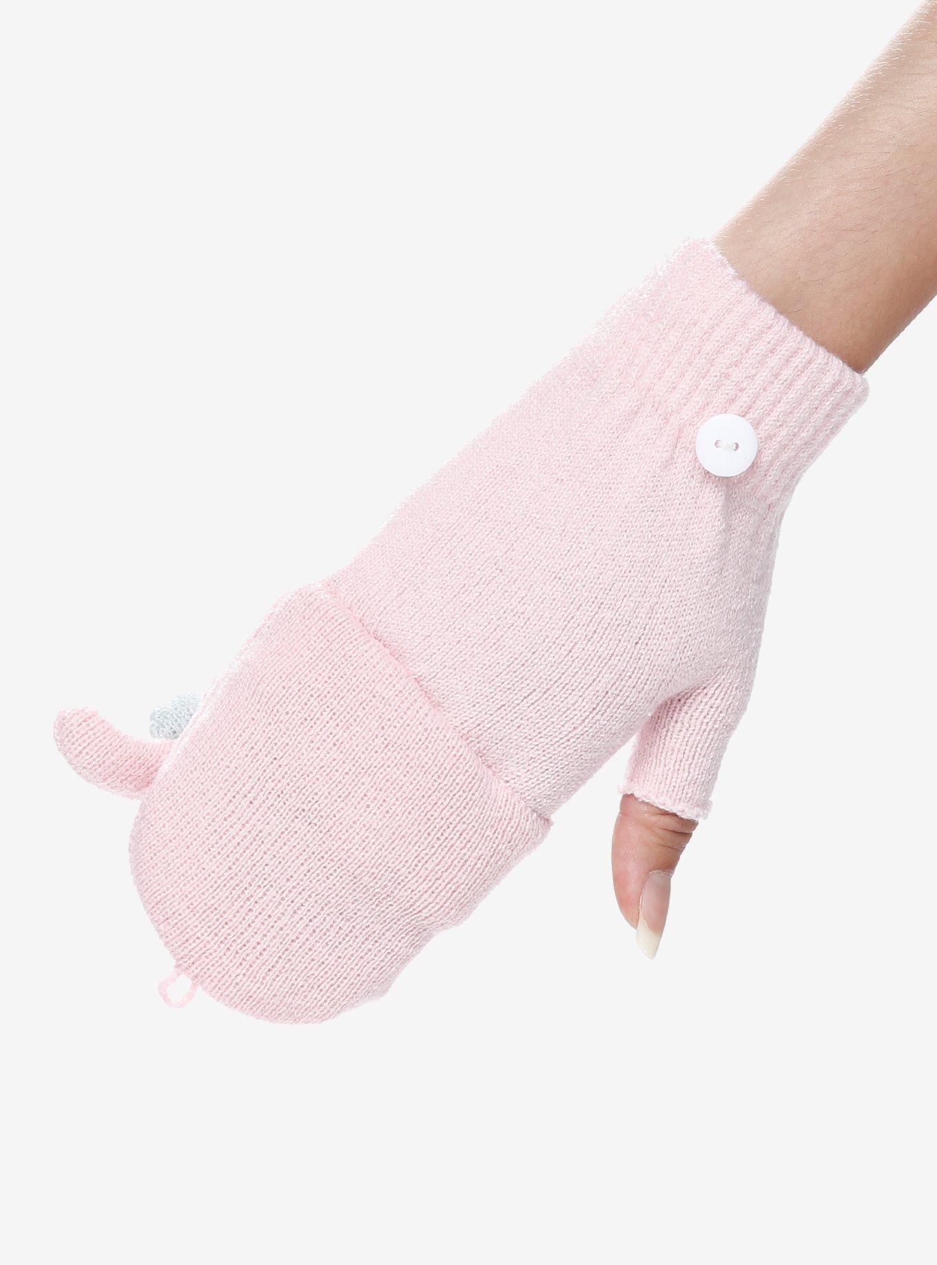My Melody Plush Head Convertible Gloves, , alternate