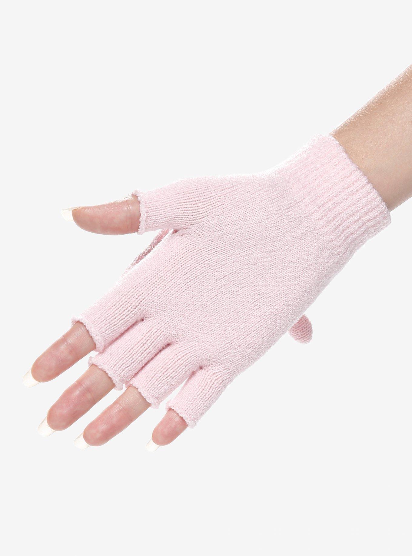 My Melody Plush Head Convertible Gloves, , alternate