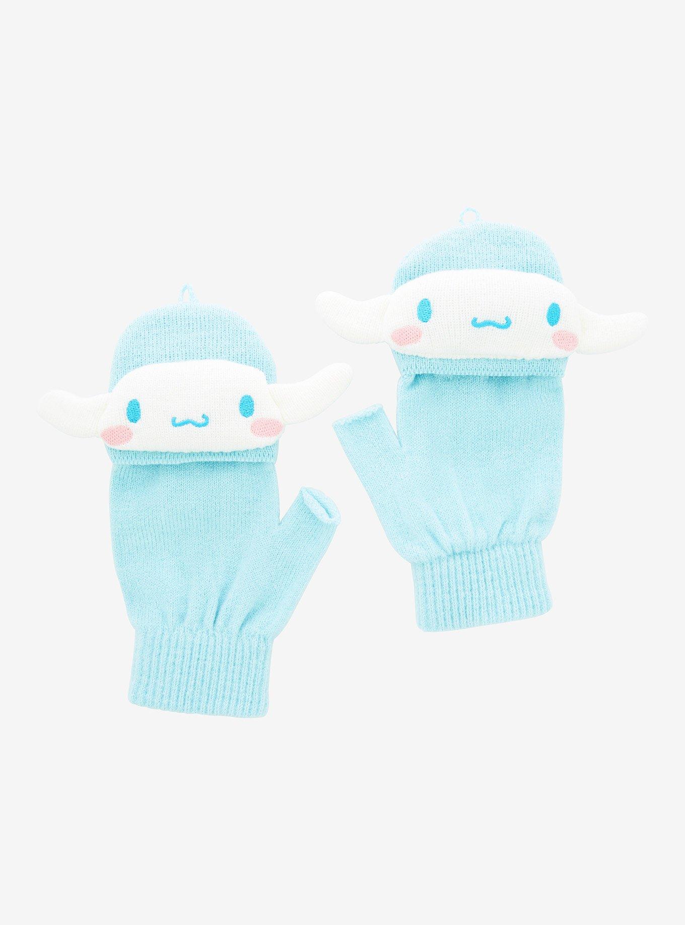 Cinnamoroll Plush Convertible Gloves, , alternate