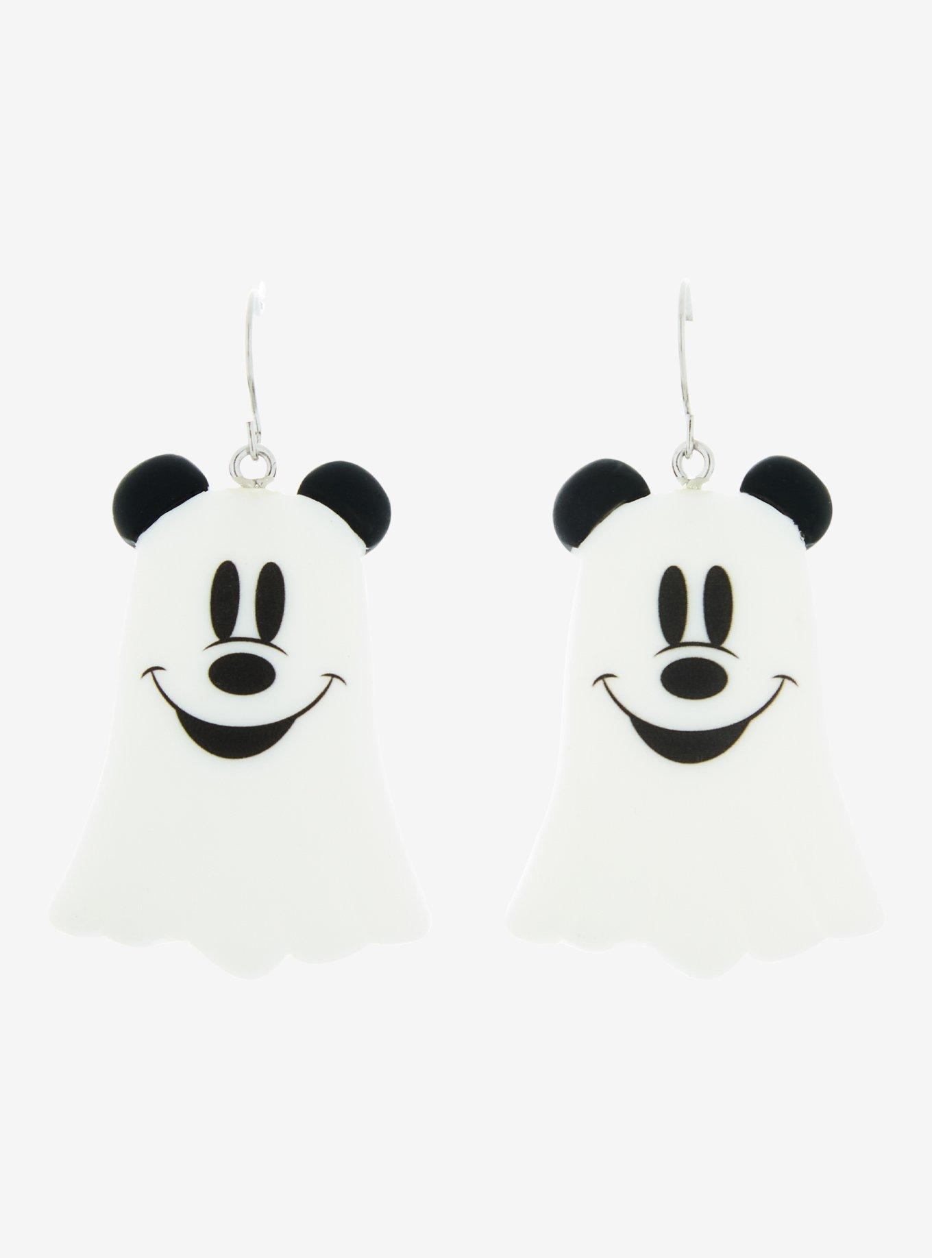Disney Mickey Mouse Ghost Earrings - BoxLunch Exclusive, , alternate