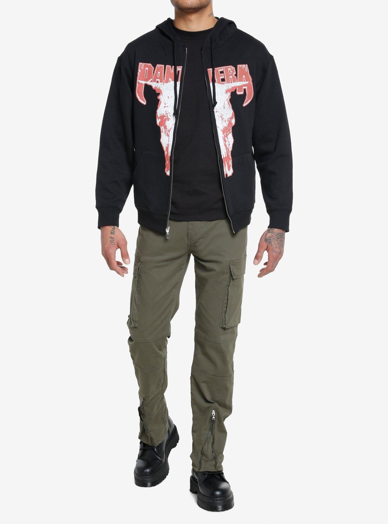 Pantera Skull Hoodie, BLACK, alternate