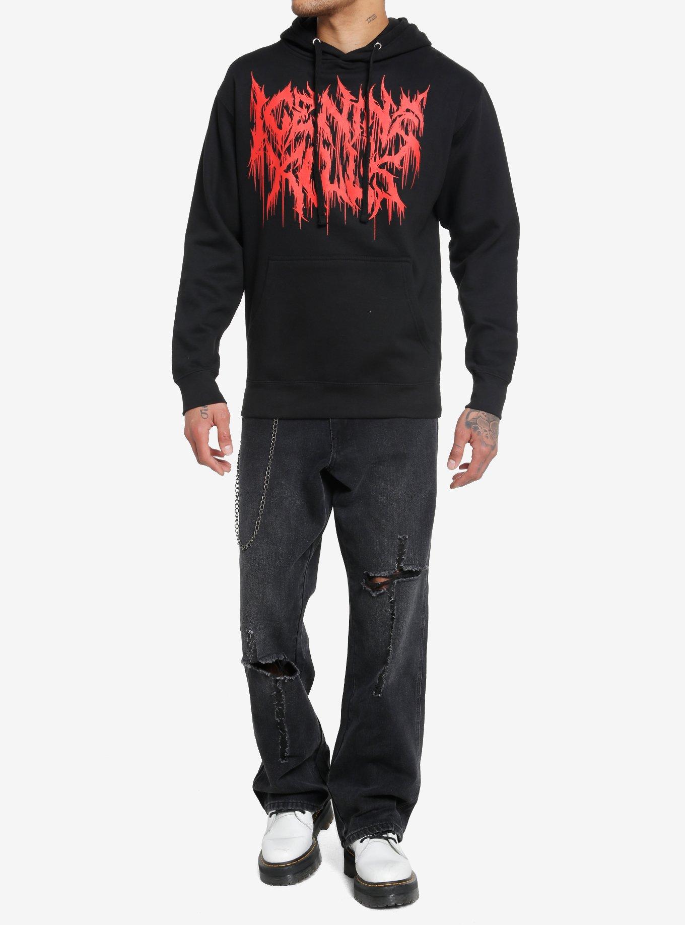 Ice Nine Kills IX Logo Hoodie, BLACK, alternate