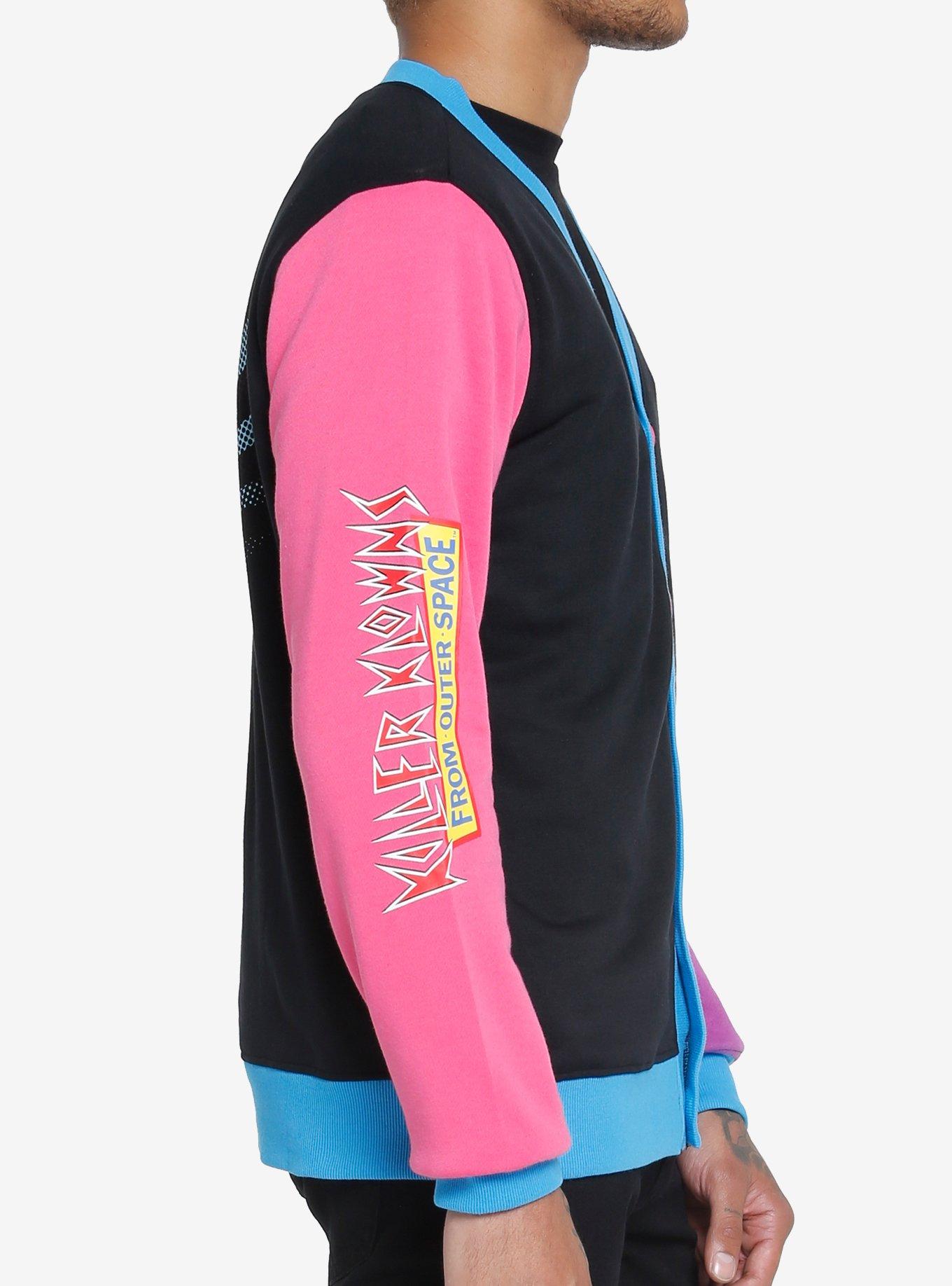 Killer Klowns From Outer Space Color-Block Cardigan, MULTI, alternate