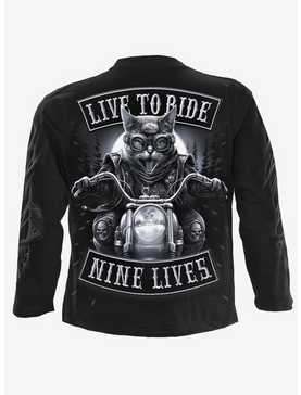 Spiral Nine Lives Long Sleeve Shirt Black, , hi-res