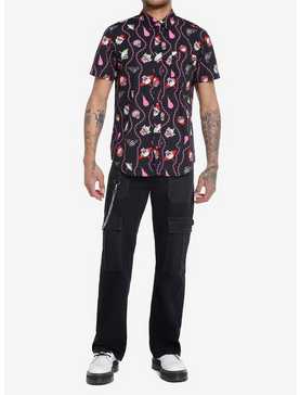 Killer Klowns From Outer Space Klowns Woven Button-Up, , hi-res