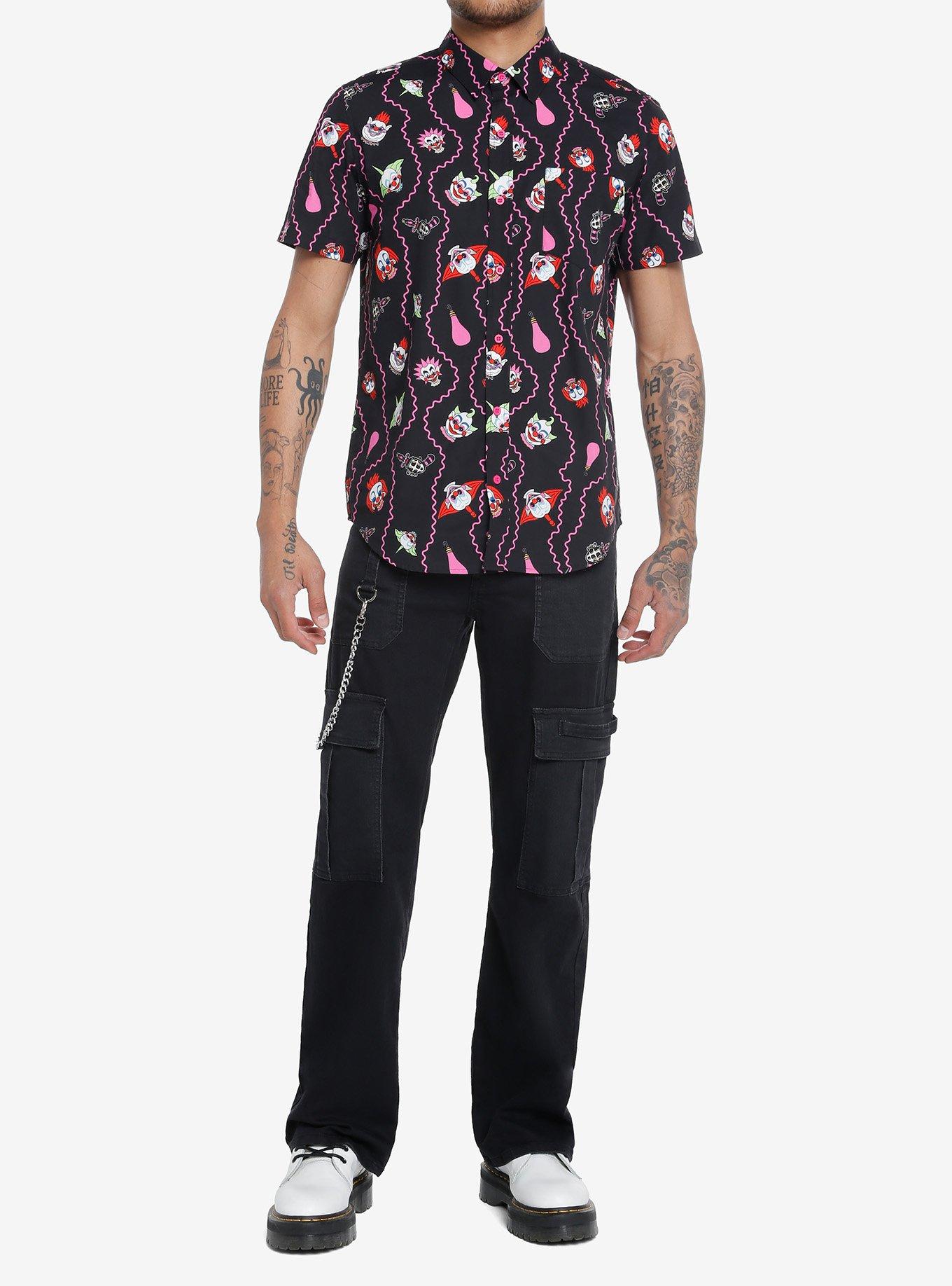 Killer Klowns From Outer Space Klowns Woven Button-Up, , hi-res