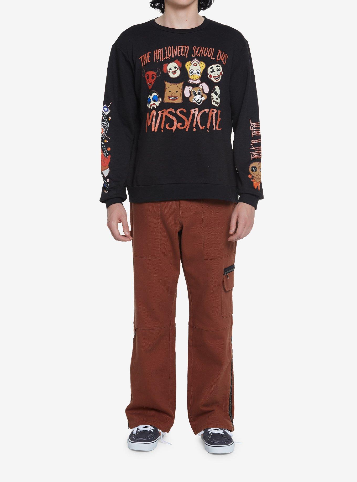 Trick 'R Treat School Bus Massacre Sweatshirt, , hi-res