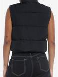 Black Puffer Vest, BLACK, alternate