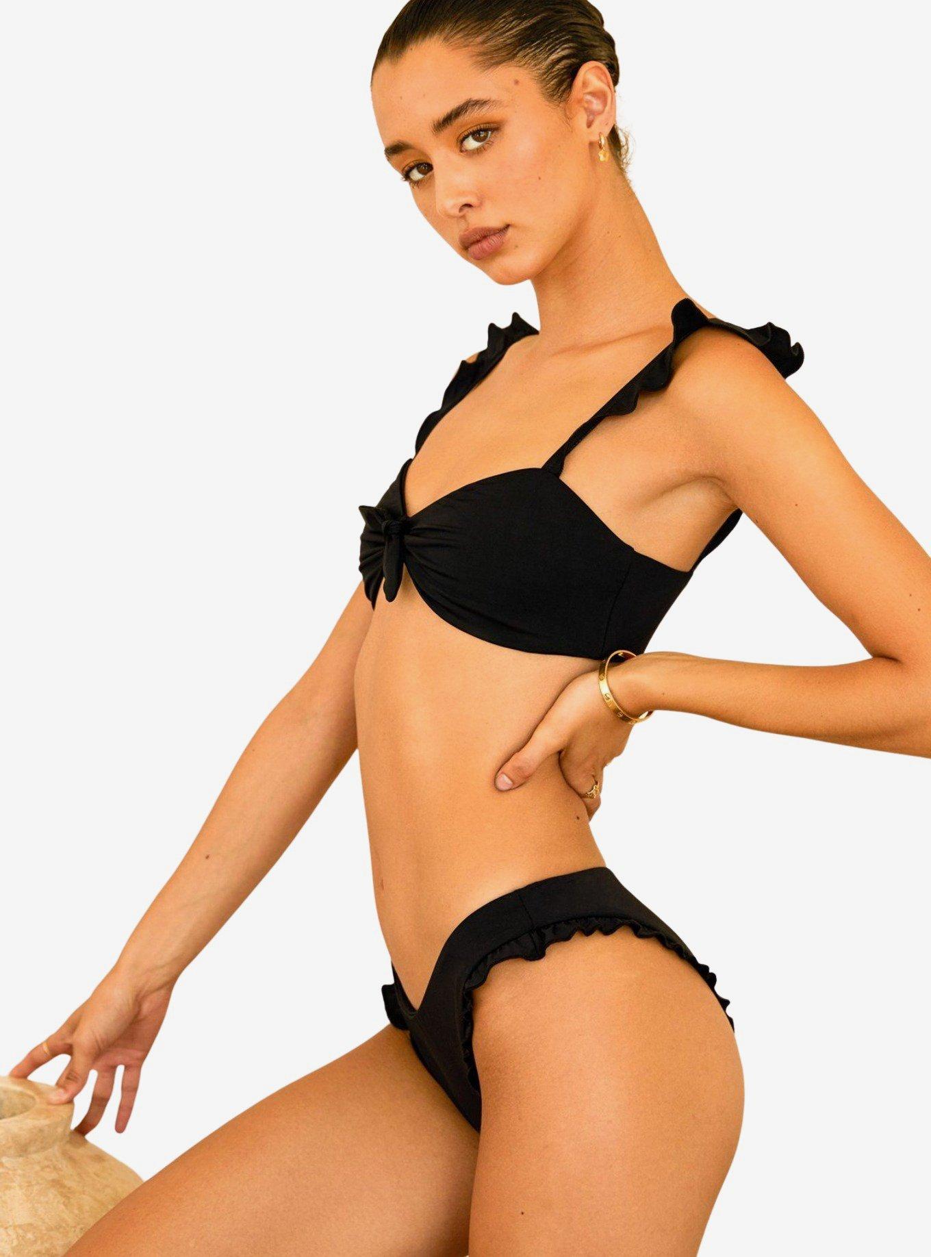 Dippin' Daisy's Countess Swim Top, BLACK, alternate