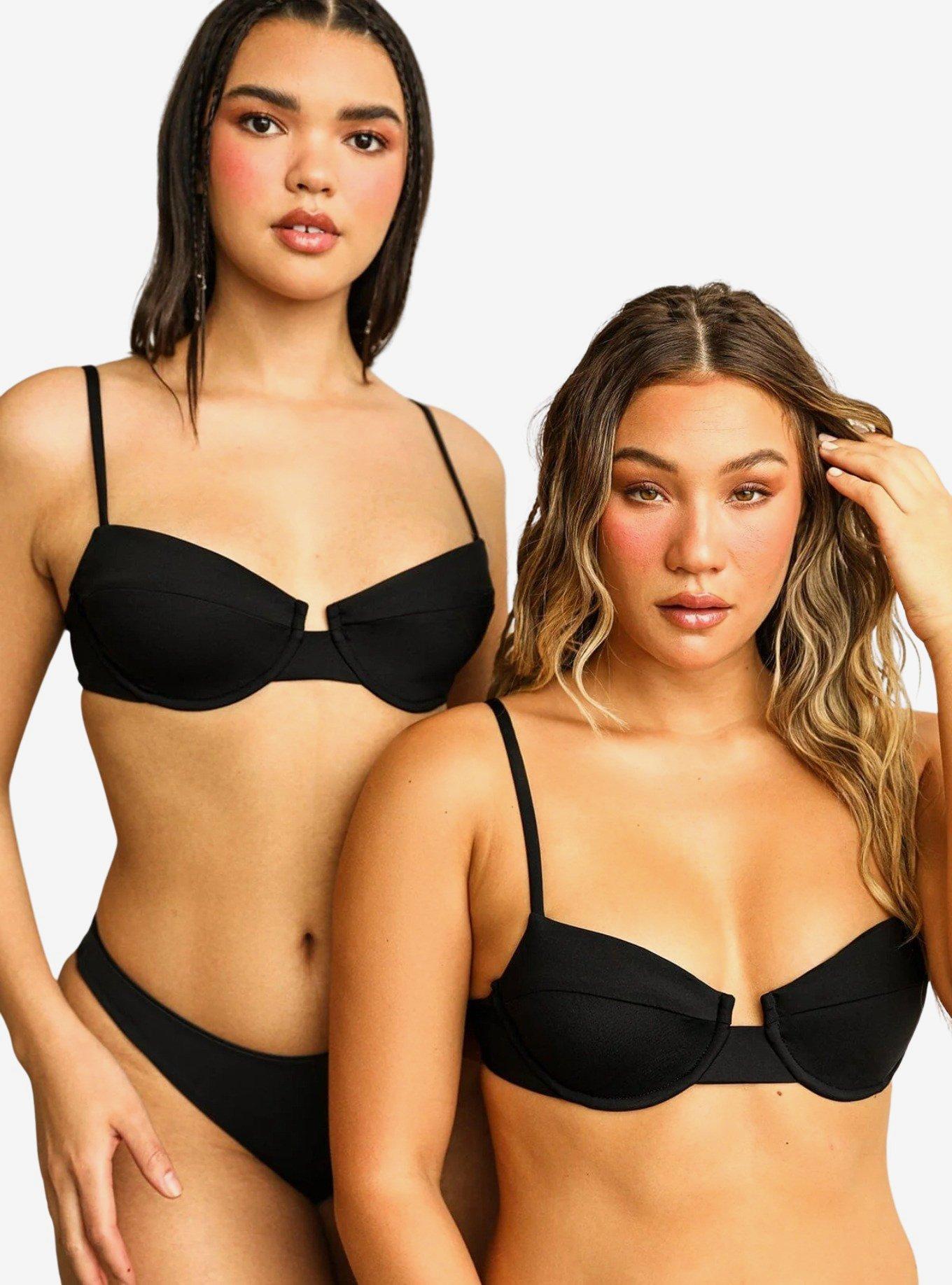Dippin' Daisy's Gigi Swim Top, BLACK, alternate