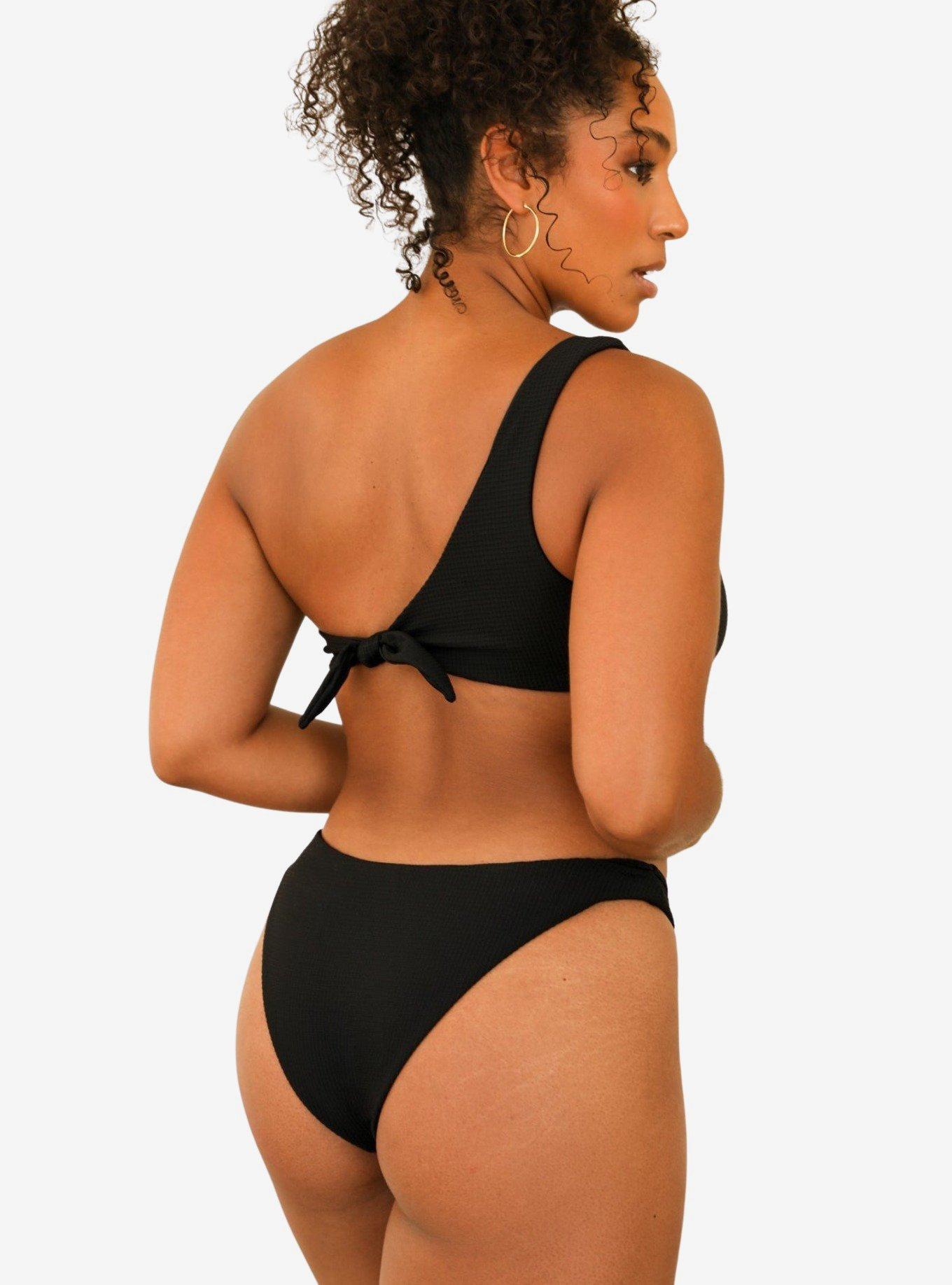 Dippin' Daisy's Nocturnal Waffle Swim Bottom, BLACK, alternate