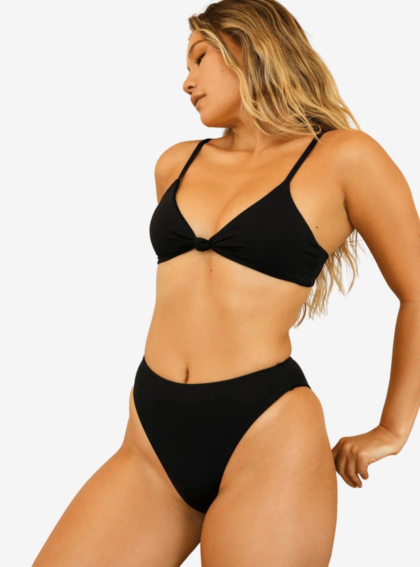 Dippin' Daisy's Zen Swim Top, BLACK, alternate